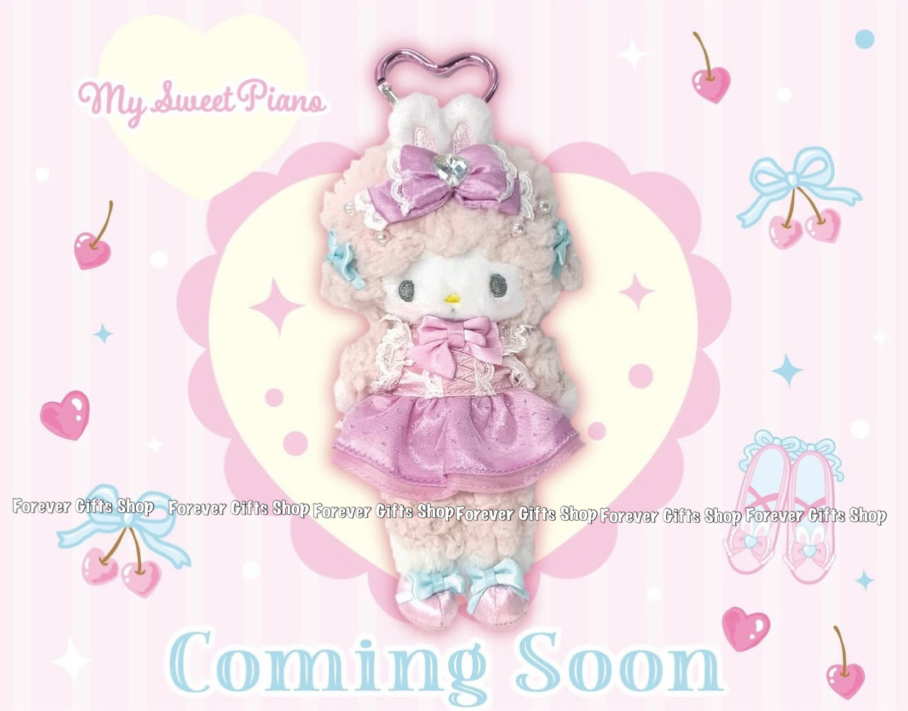 （約6月中旬到貨）🎌日本直送🎌 Sanrio Bunnies Ballerina 兔仔芭蕾舞造型長腿公仔掛飾系列💕