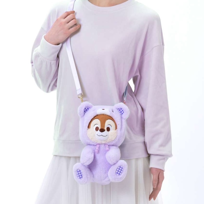 ✈️日本直送🇯🇵預訂🛍日本迪士尼DISNEY Chip & Dale COLLECTION - Chip 綱牙公仔斜孭袋