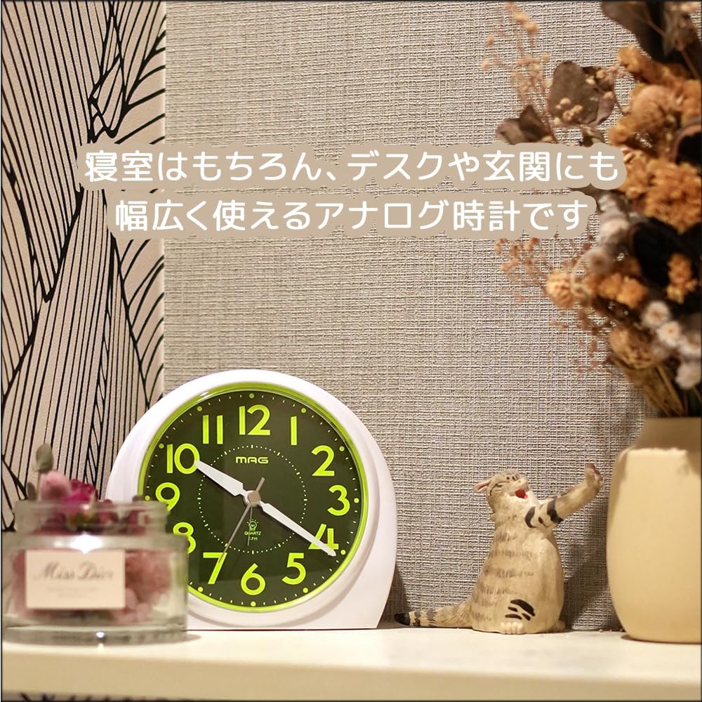🔥🔥【日本直送《MAG》經典靜音連續秒針目王鐘】