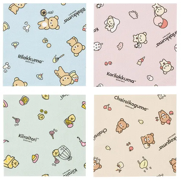 鬆弛熊 BASIC RILAKKUMA 超細纖維廚房盒裝清潔布｜20枚入