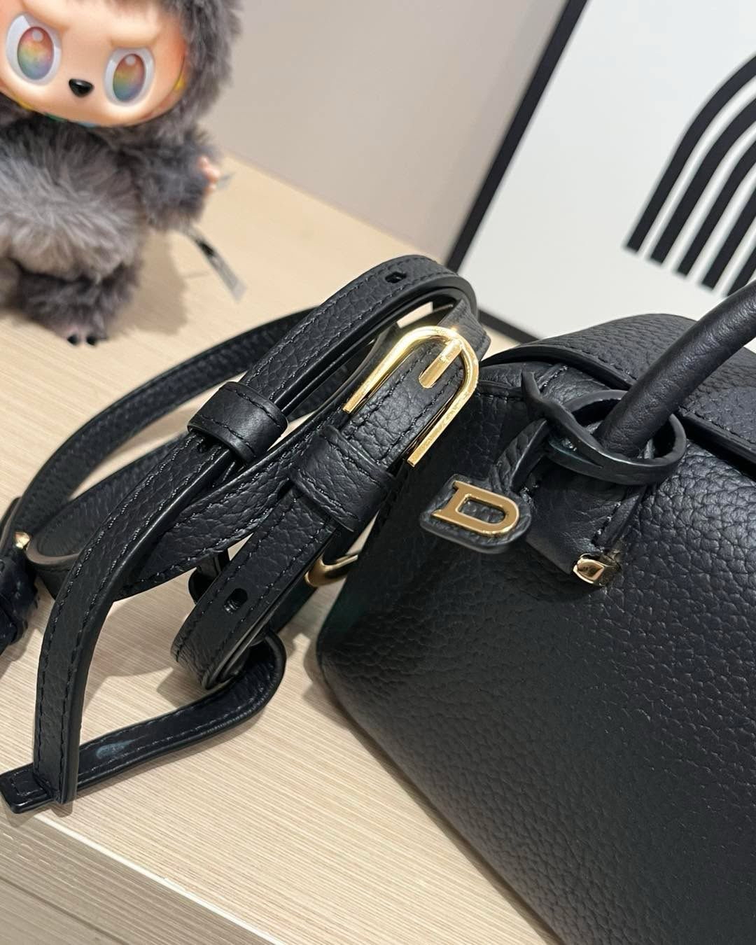 Delvaux cool box nano 黑金 100%Authentic,99%new✅dust bag  