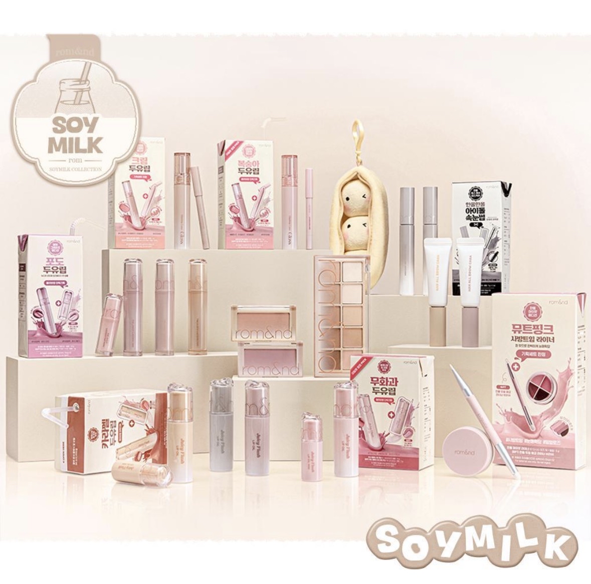 (31/5開賣🎀限時送Mini Tint)NEW | rom&nd 豆乳系列 Soy Milk Collection The Juicy Lasting Tint（預購商品）