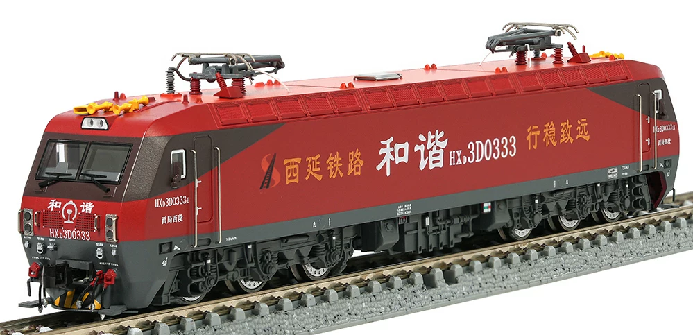 中國和諧電3D紅皮鐵骨型電力機車 N比例長鳴出品