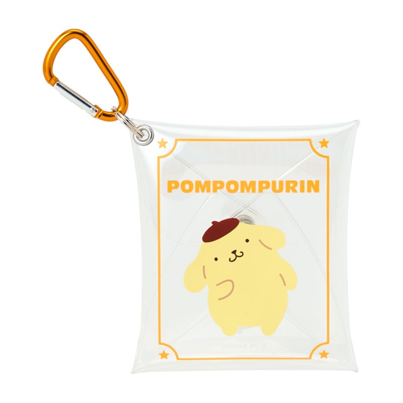 現貨｜Sanrio Pompompurin 布甸狗 日版 透明 收納袋 (18306-7)