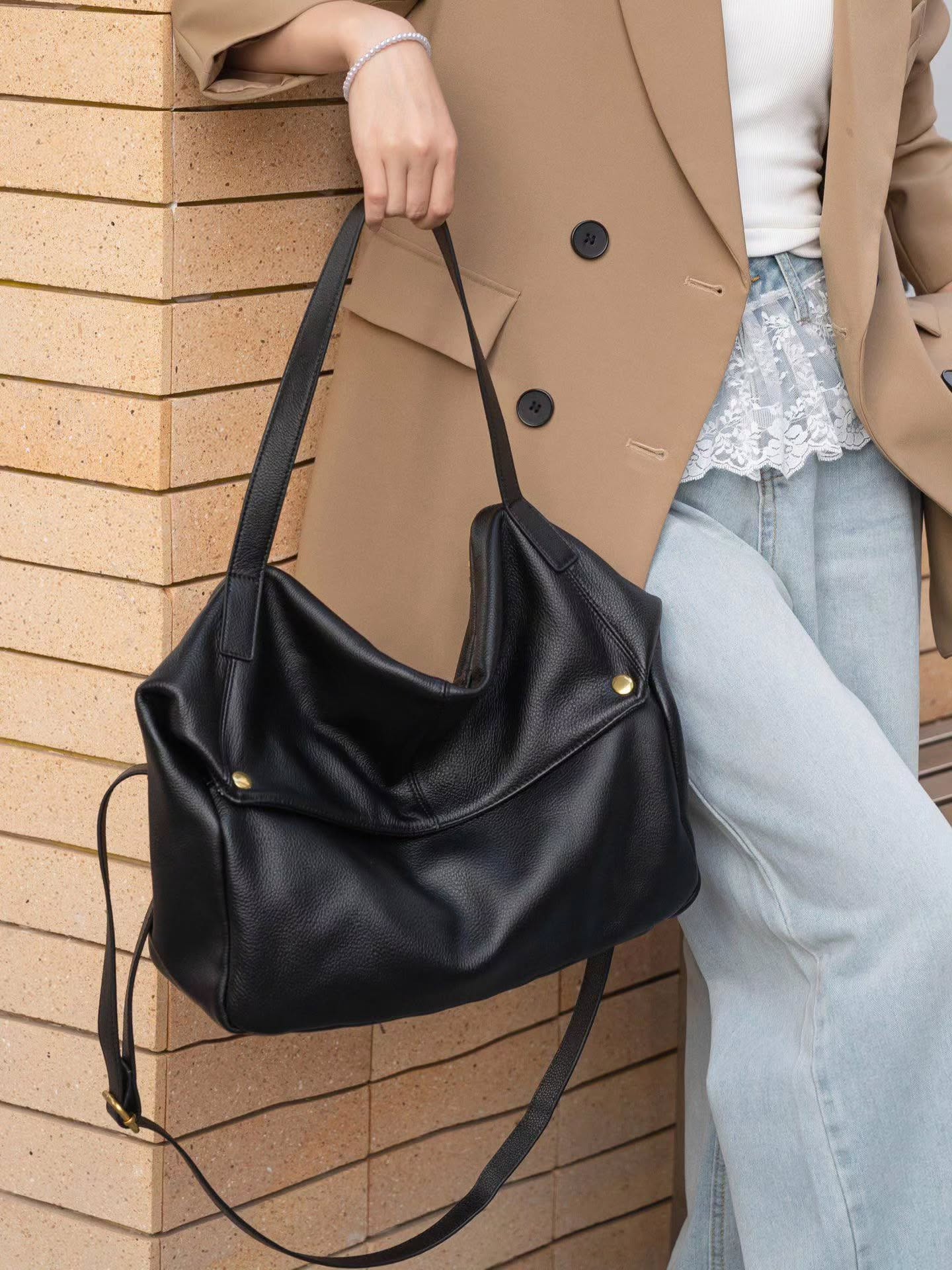 7007# 🆕慵懒风大容量托特包🇨🇳