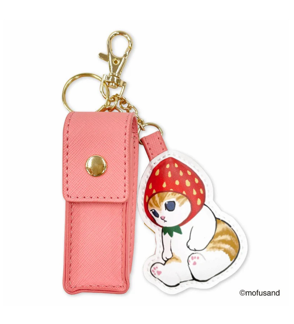 日本Mofusand 皮製唇膏套