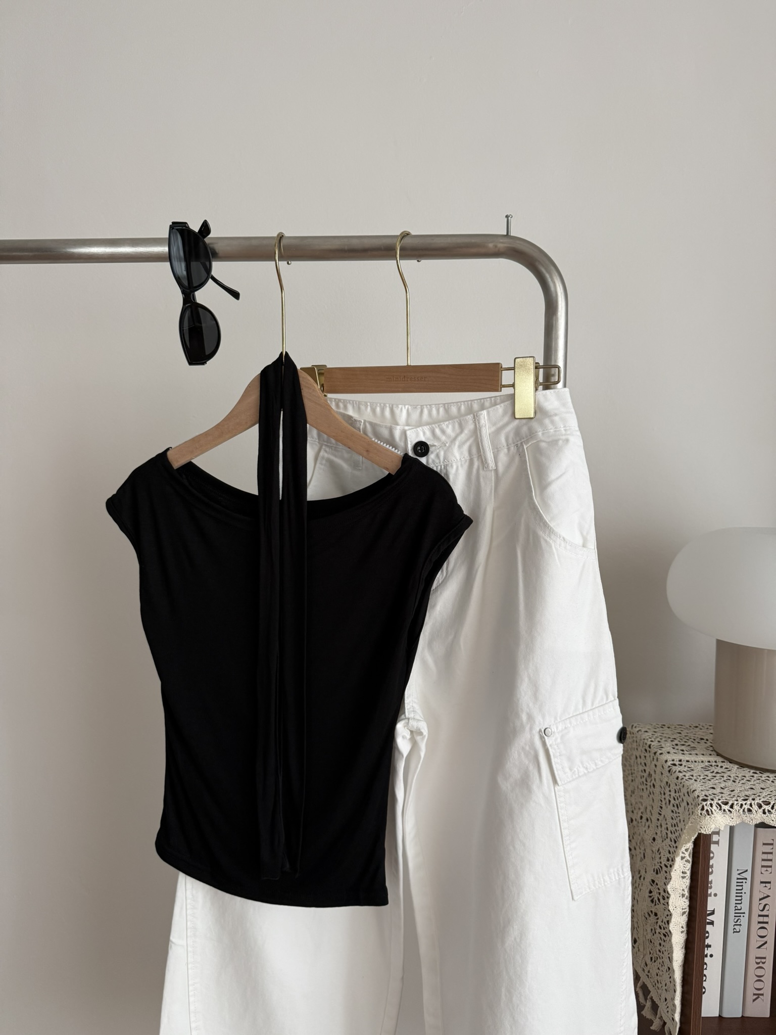 Hazel Cropped Top | Black