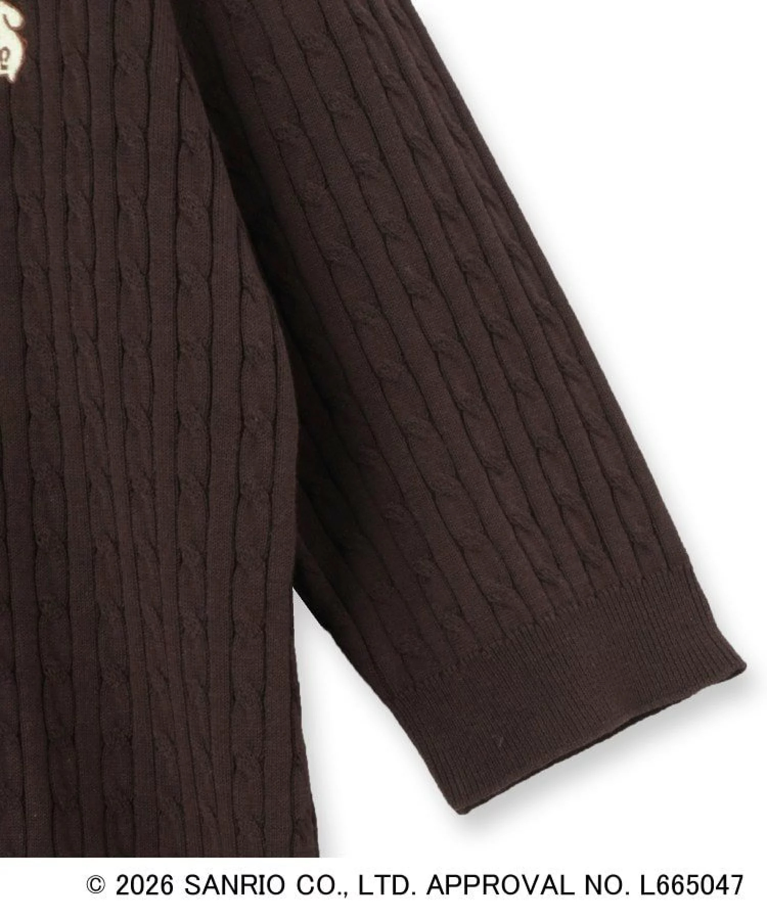 日本預訂📍日本index x 布甸狗30週年系列 - 荷葉邊針織上衣 不包郵