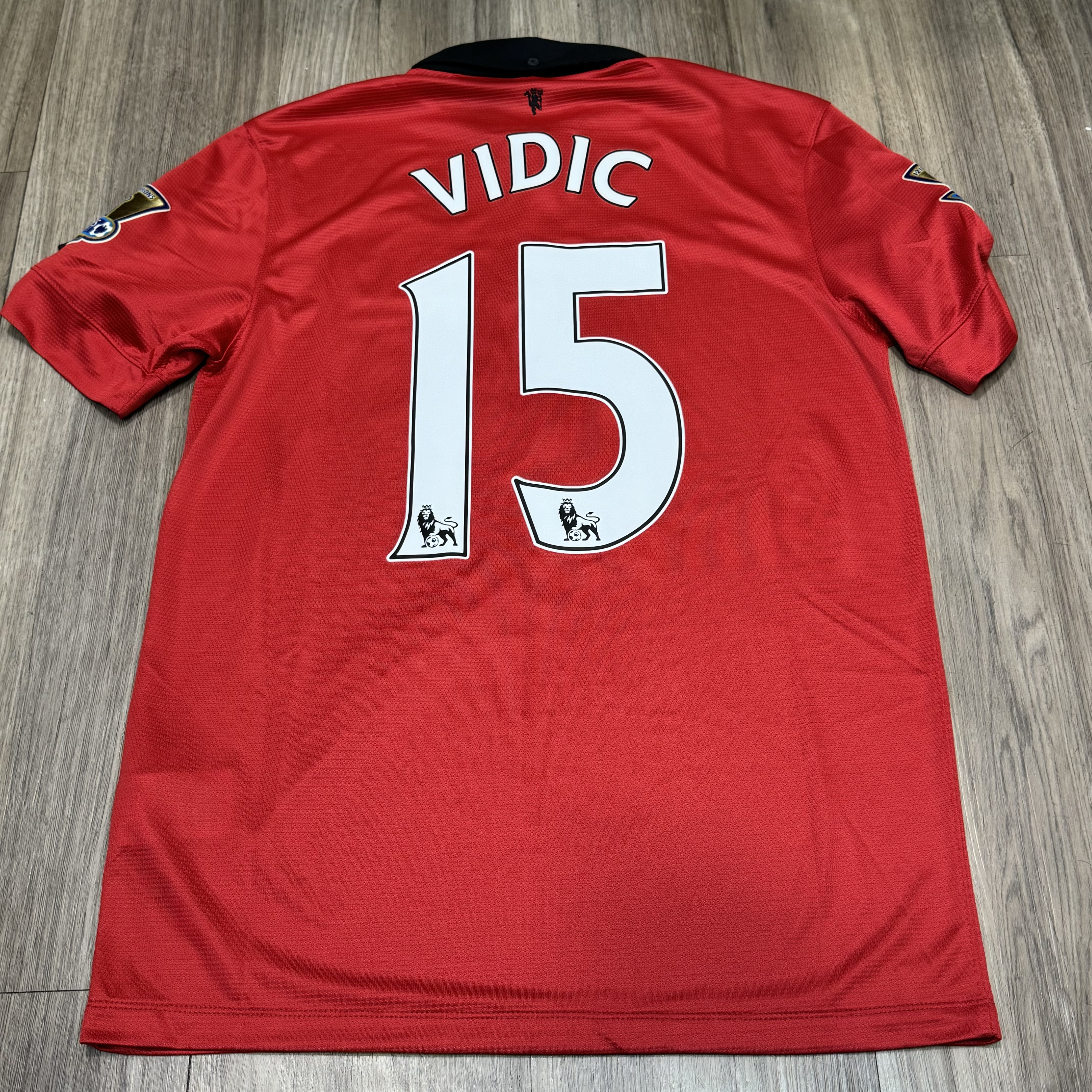 Manchester united 13/14 home shirt #15 Vidic (Bnwt)