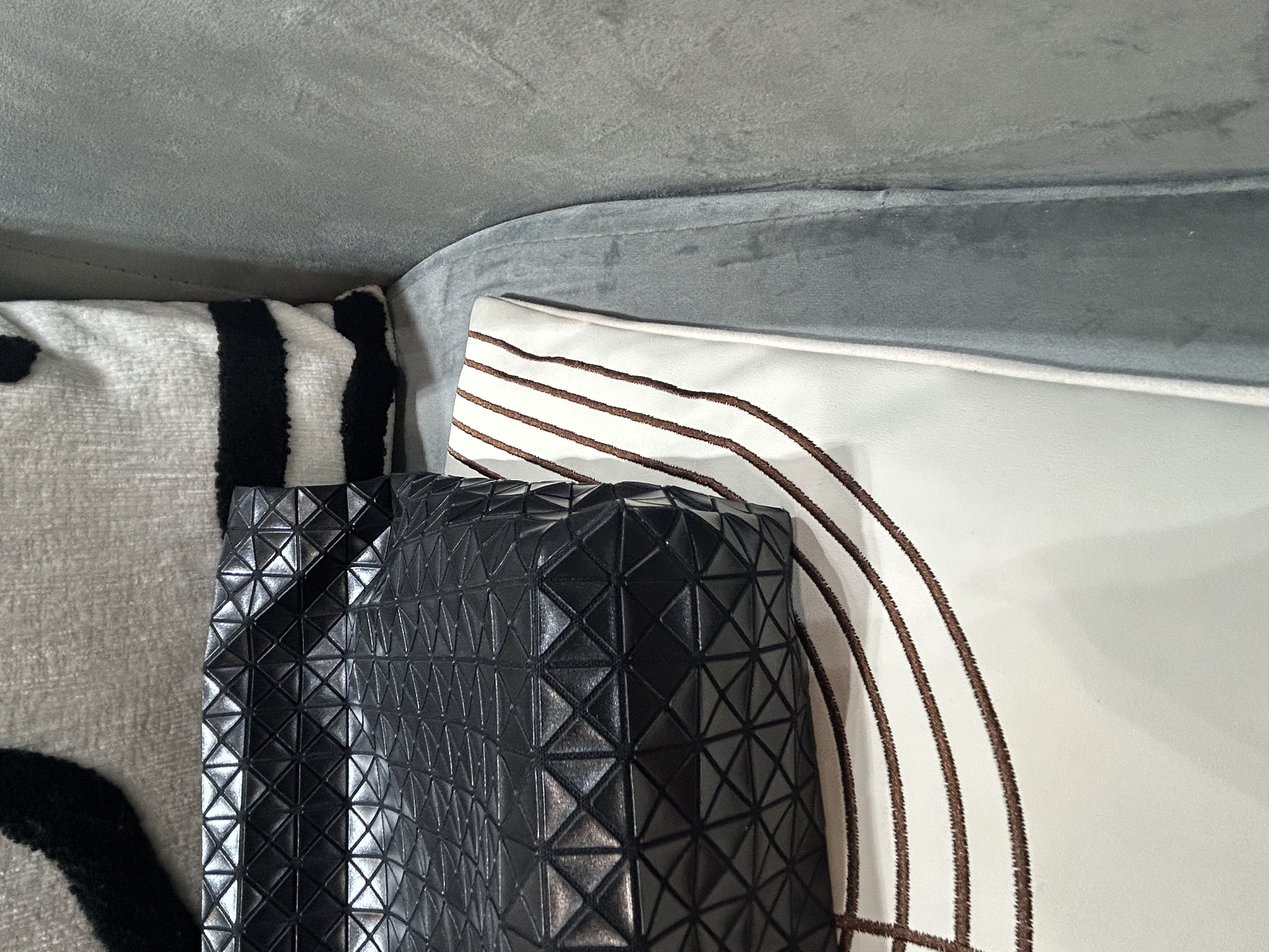 Issey Miyake Bao Bao Fold Clutch Bag Black pouch 100%Authentic, 98%New