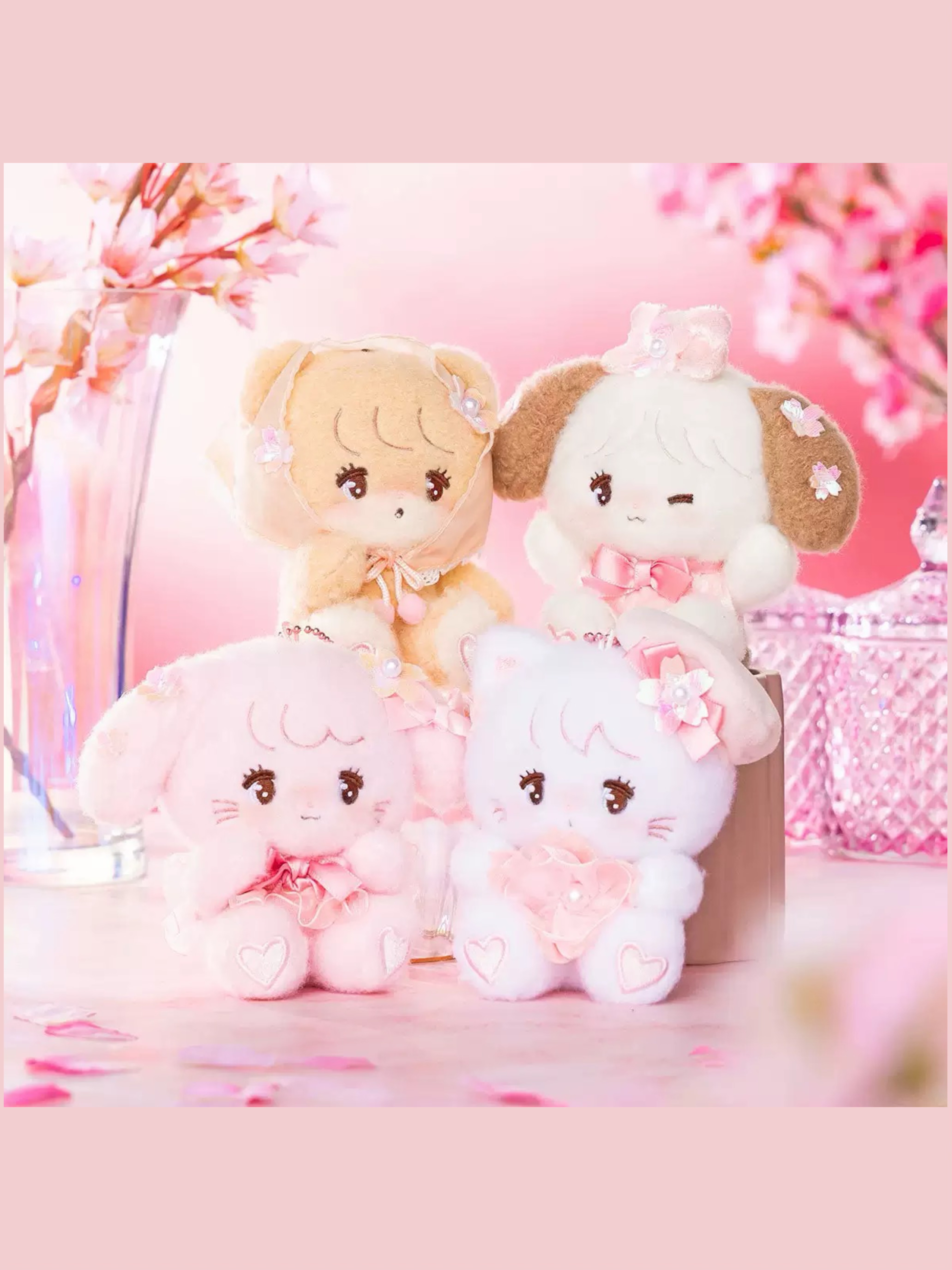 ［現貨］日本🇯🇵直送Lil ala mode櫻花系列毛絨玩偶公仔掛飾