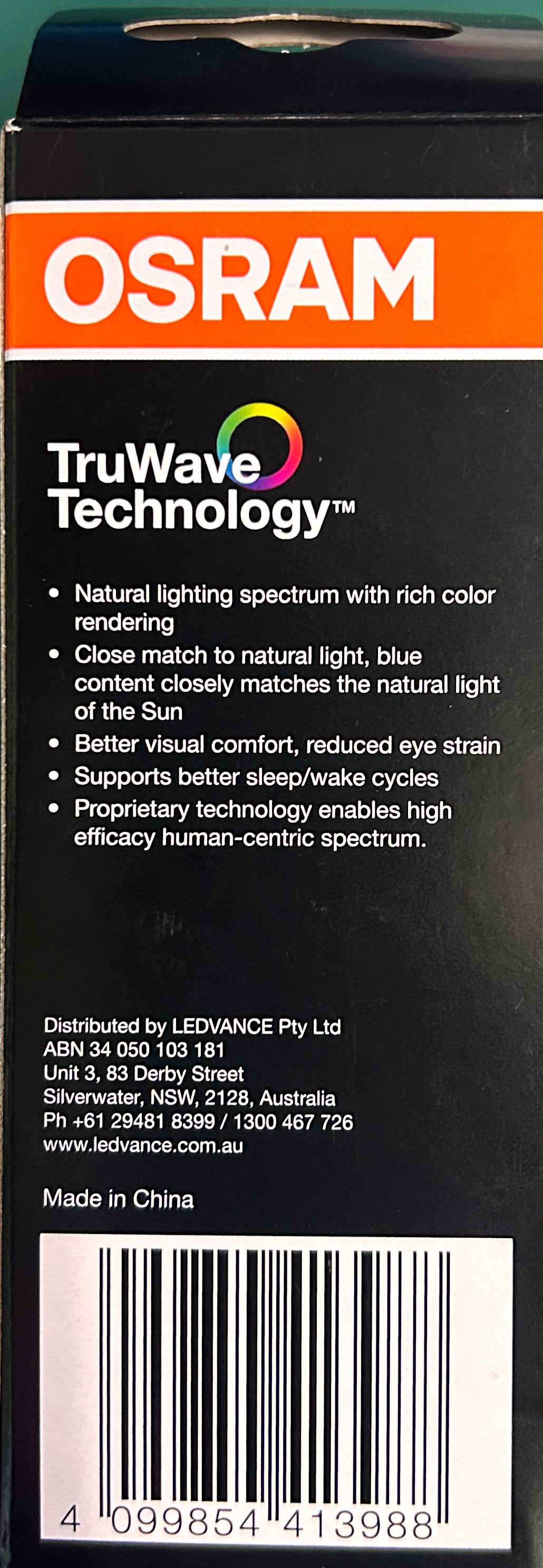 OSRAM LED BULB 3.4W Warm White 2700k E14 AC45169