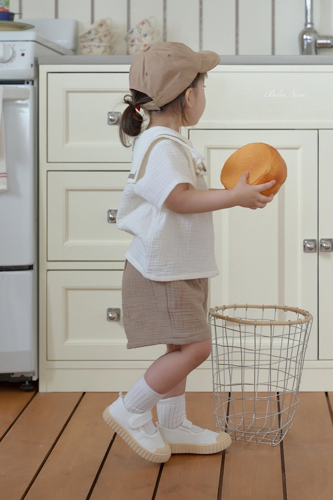 ☀️預訂 韓國直送☀️🇰🇷Bebenine三色海洋風水手方領純棉上下套裝