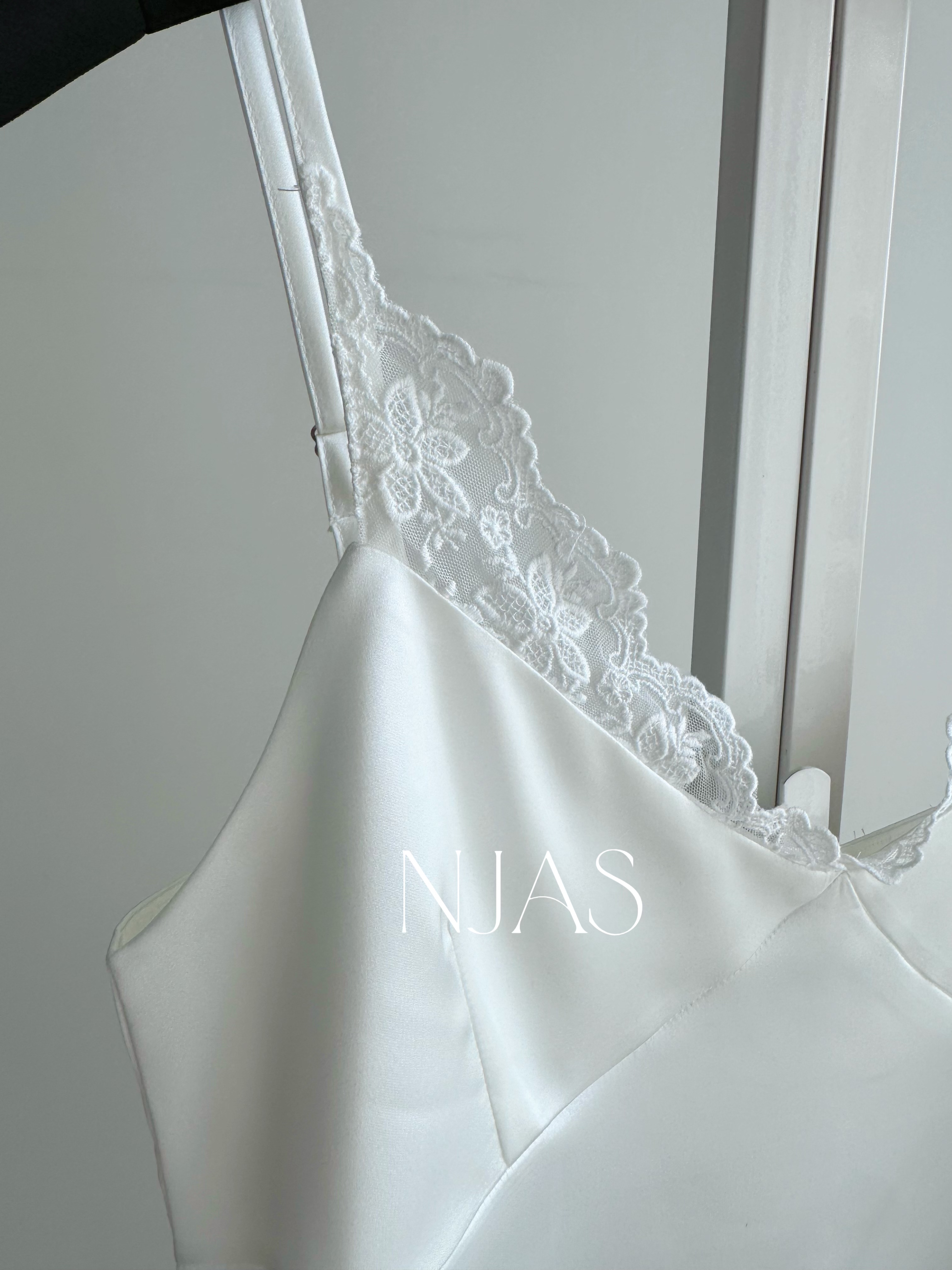 Elegant silky lace top