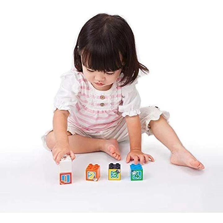 麵包超人SL火車數字積木套裝 幼兒學習數字積木 1至10早教拼搭玩具