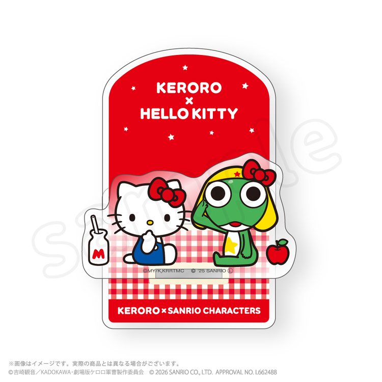 日本預訂📍日本Keroro x Sanrio圖案得意立牌