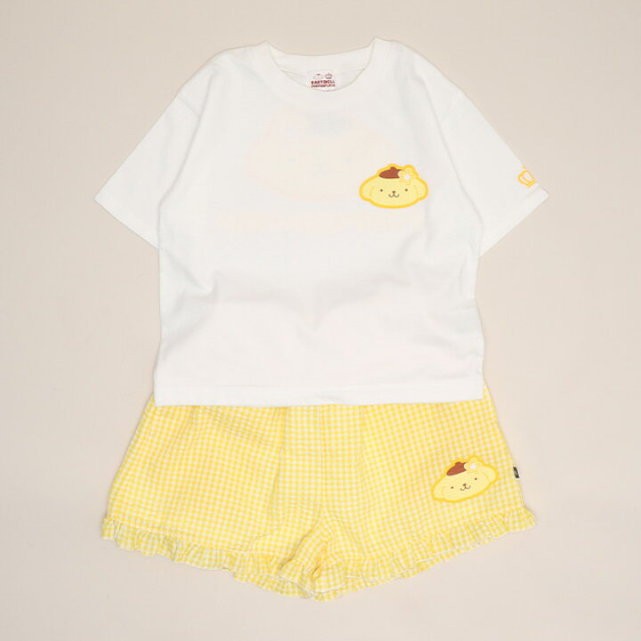 🇯🇵預訂 日本直送🇯🇵Babydoll x Sanrio系列五色人物前後印花短袖T恤格紋短褲套裝