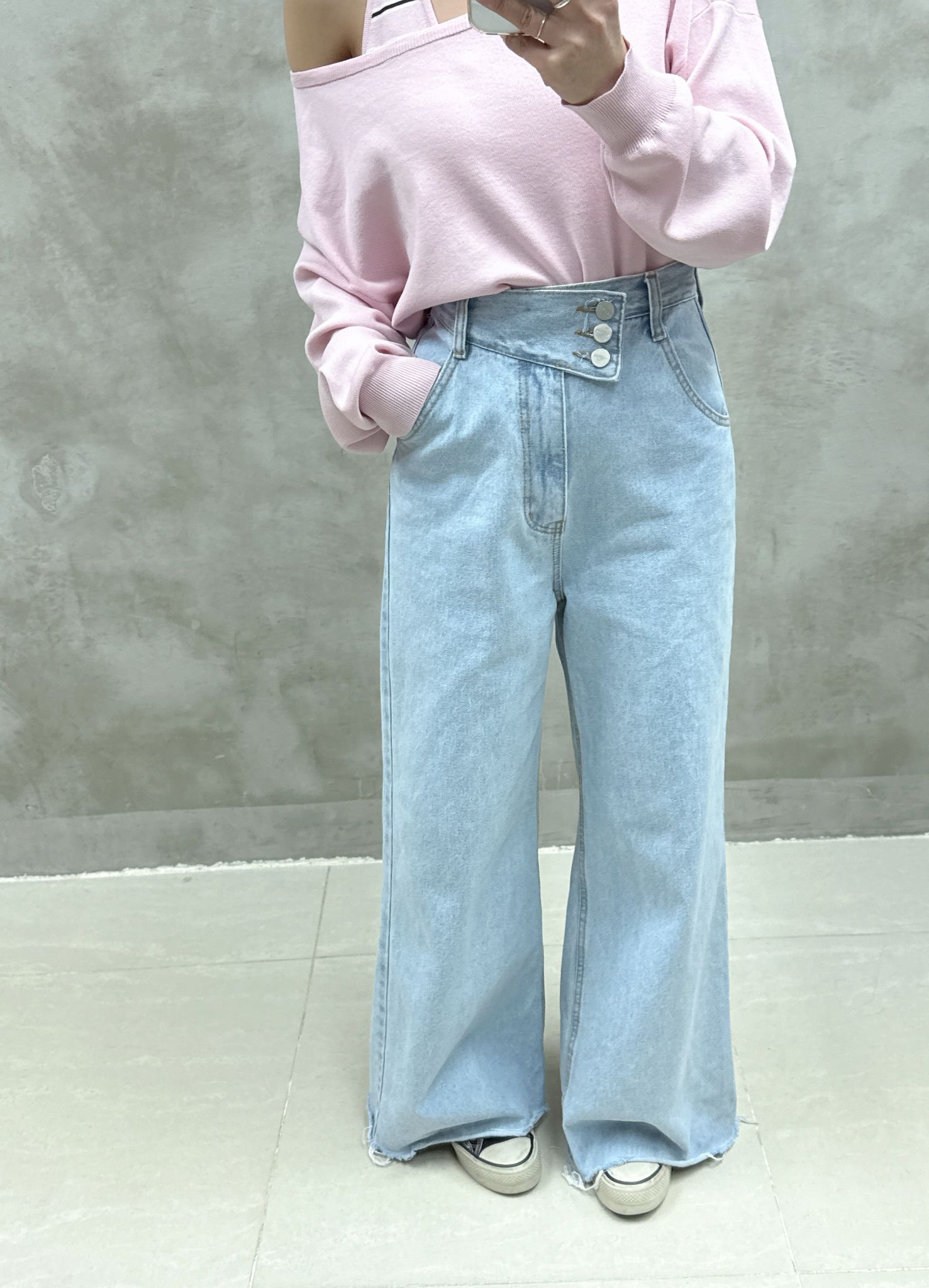 横間背心+露膊Top