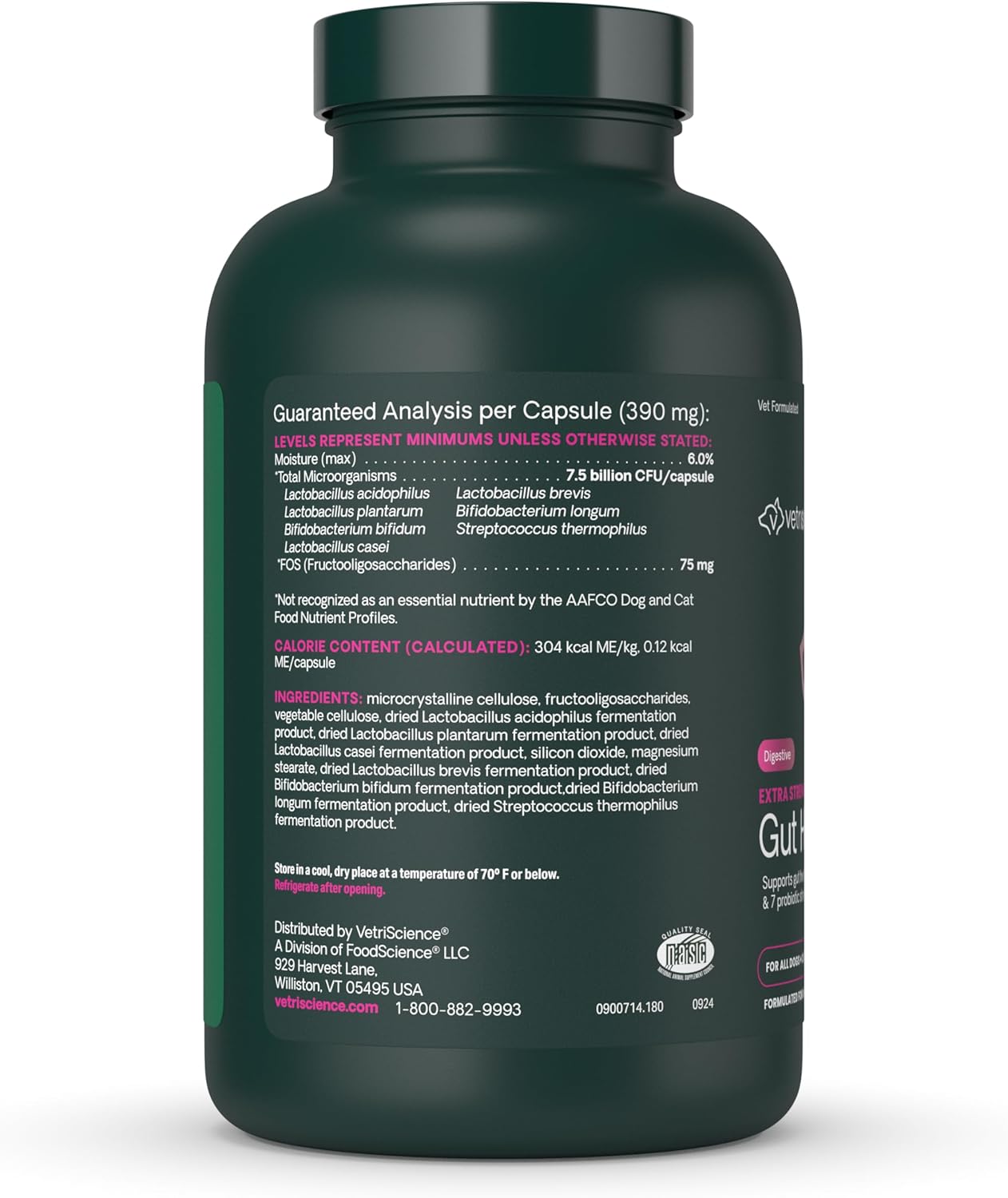 Vetri Science 寵物益生菌膠囊 Vetri Mega Probiotic 120粒