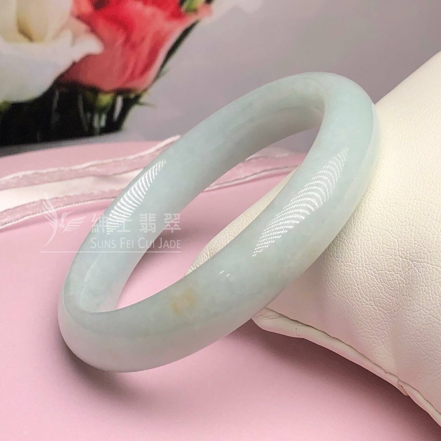 擺三橋蘋果綠福鐲59mm