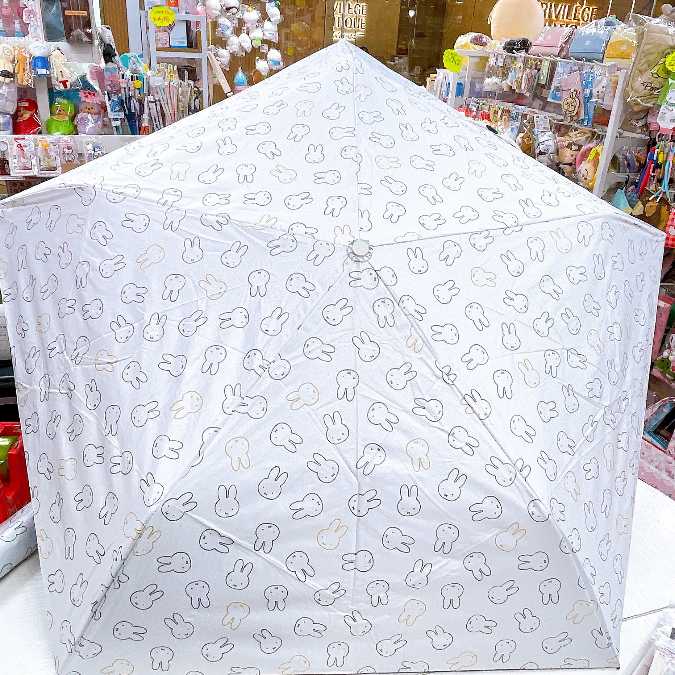 日本直送Miffy新款，防風防返防UV  晴雨兼用縮骨遮