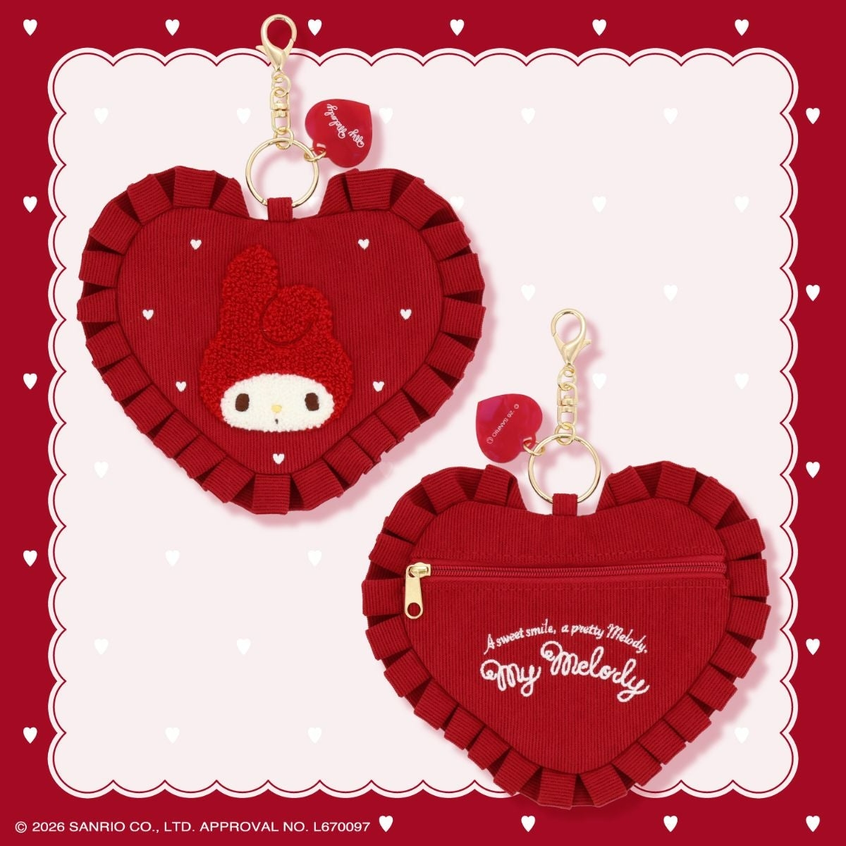 🌸 【預訂】Charm - My Melody Lady Red Series