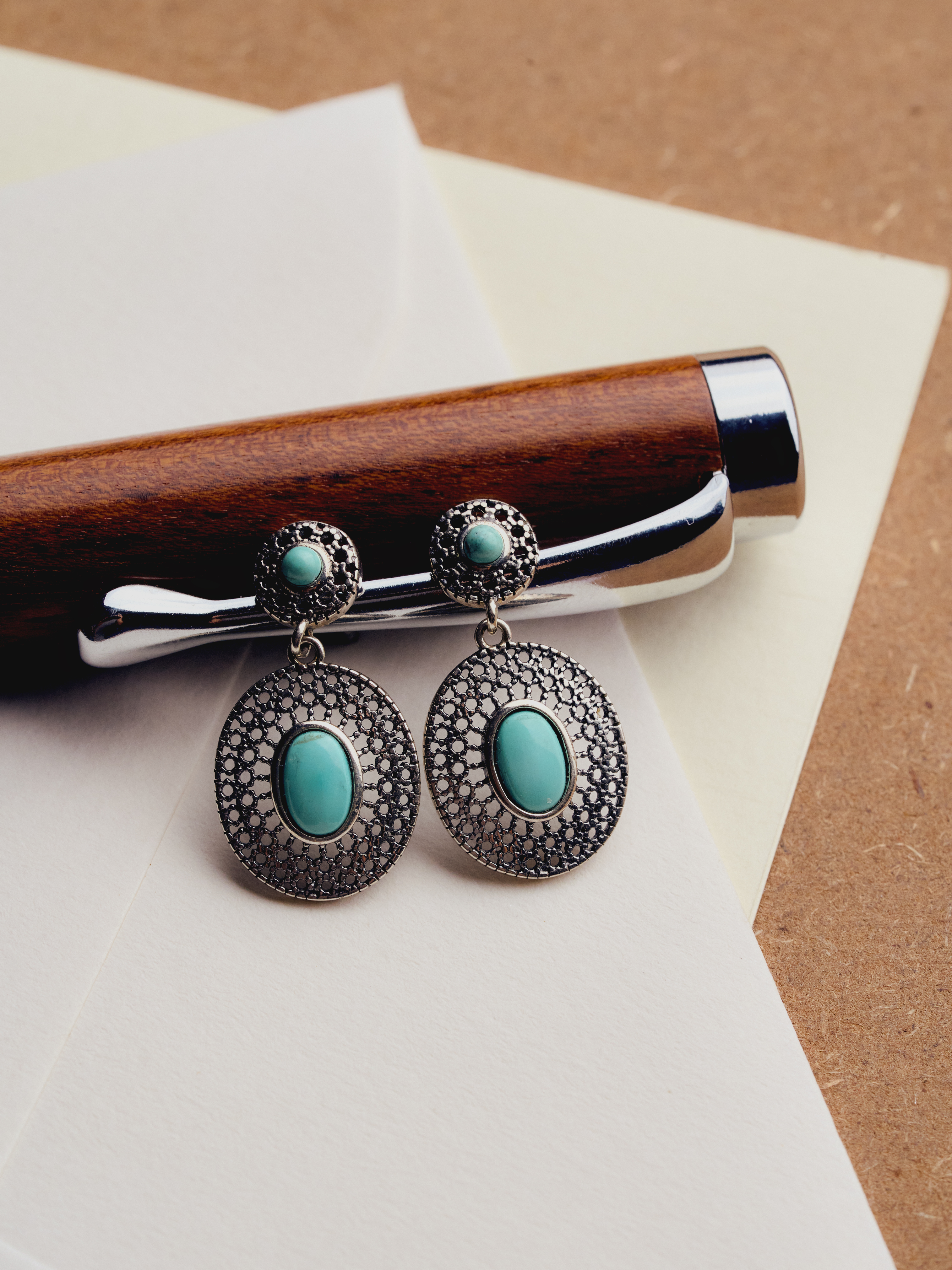 Nomad Blue Earring