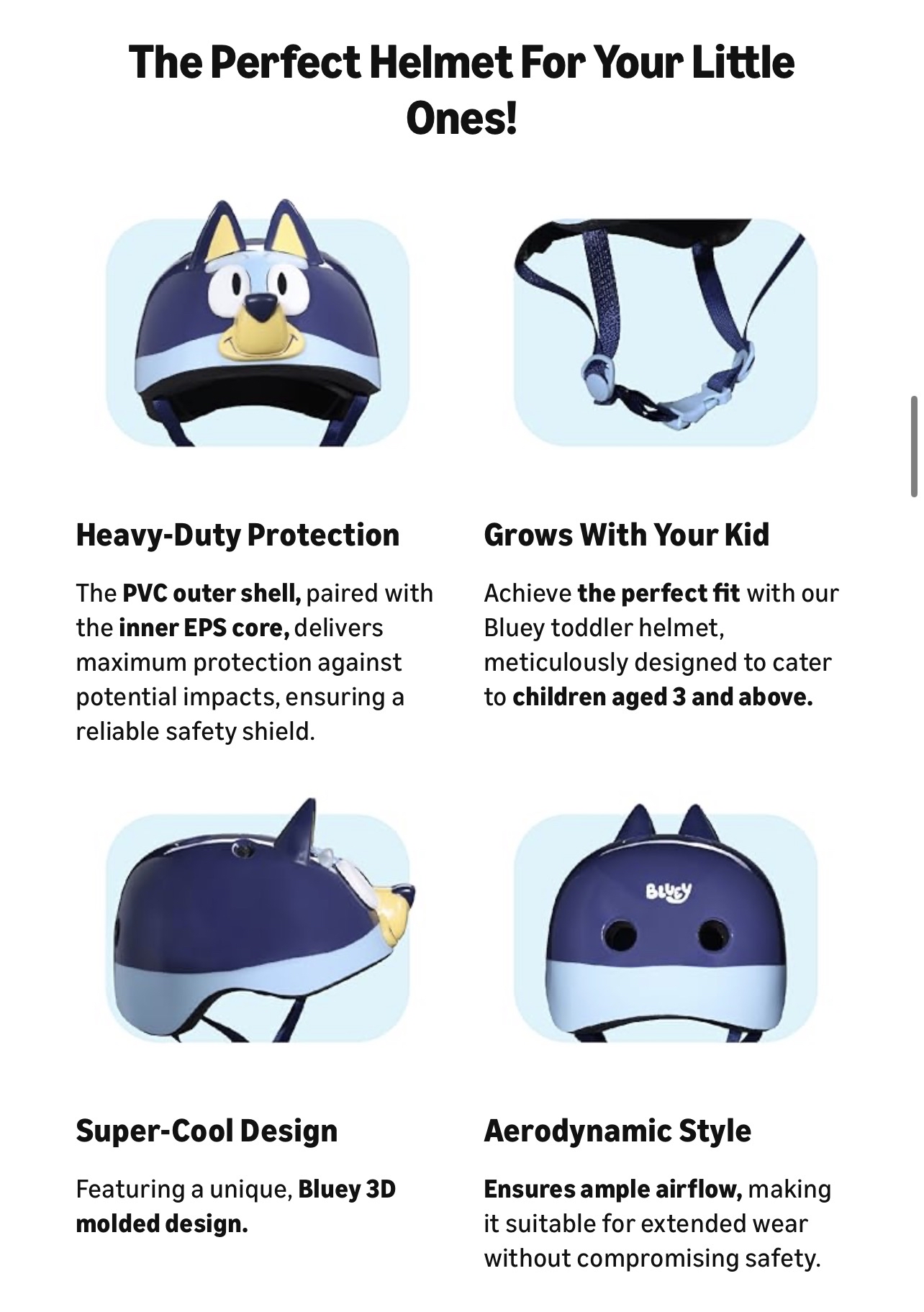 【美國直送】Bluey 兒童頭盔