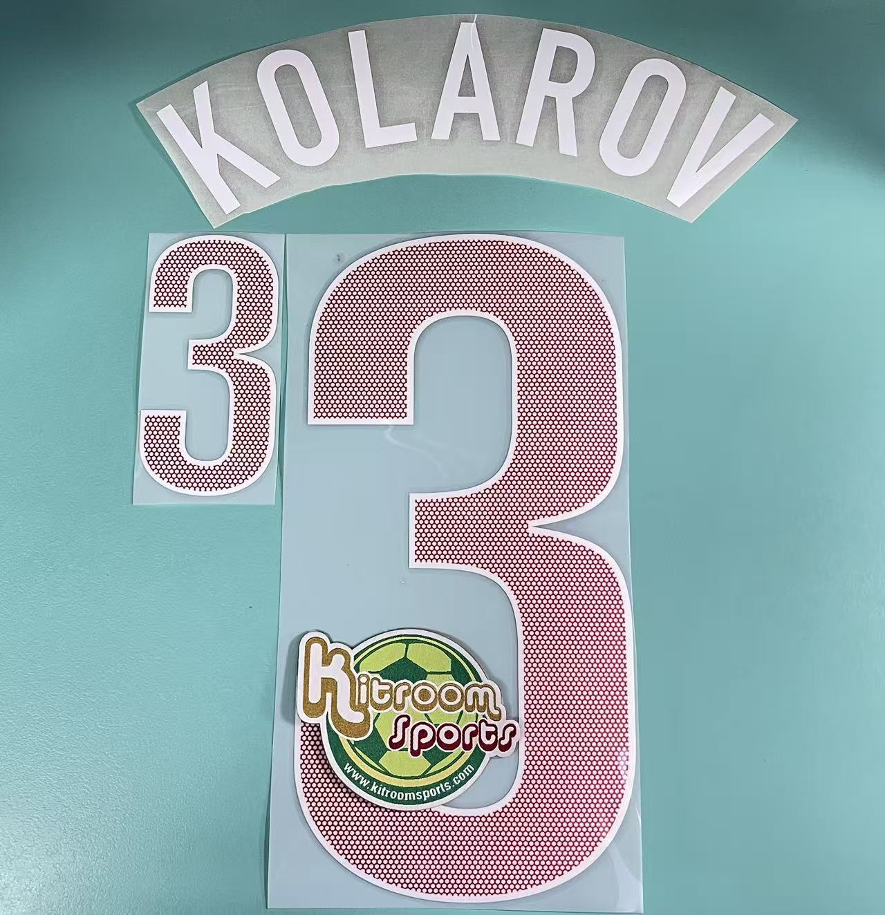 2014 Serbia Home  Nameset #3 KOLAROV