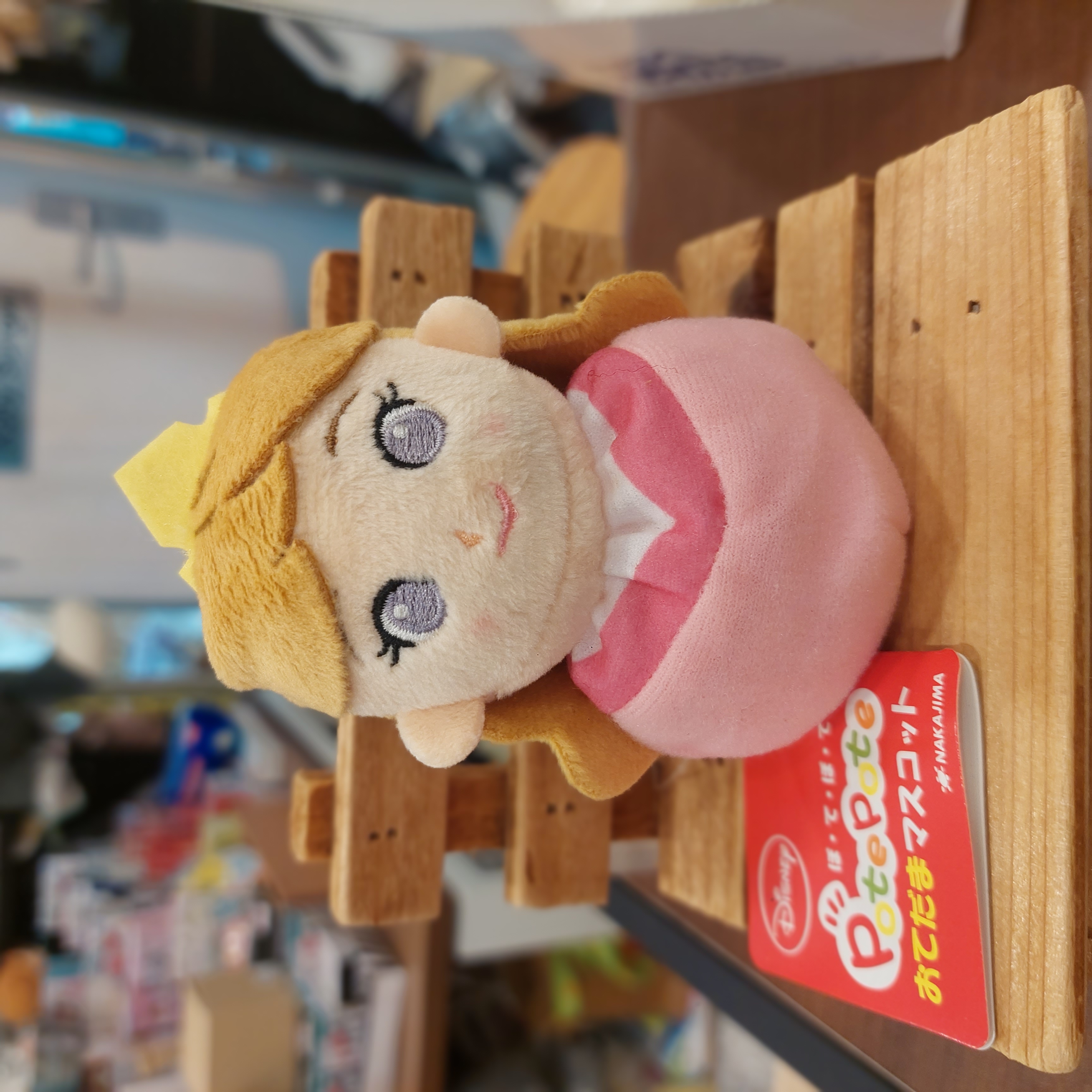 原裝日本 Disney Pote Pote 睡公主 Aurora 手玉小公仔