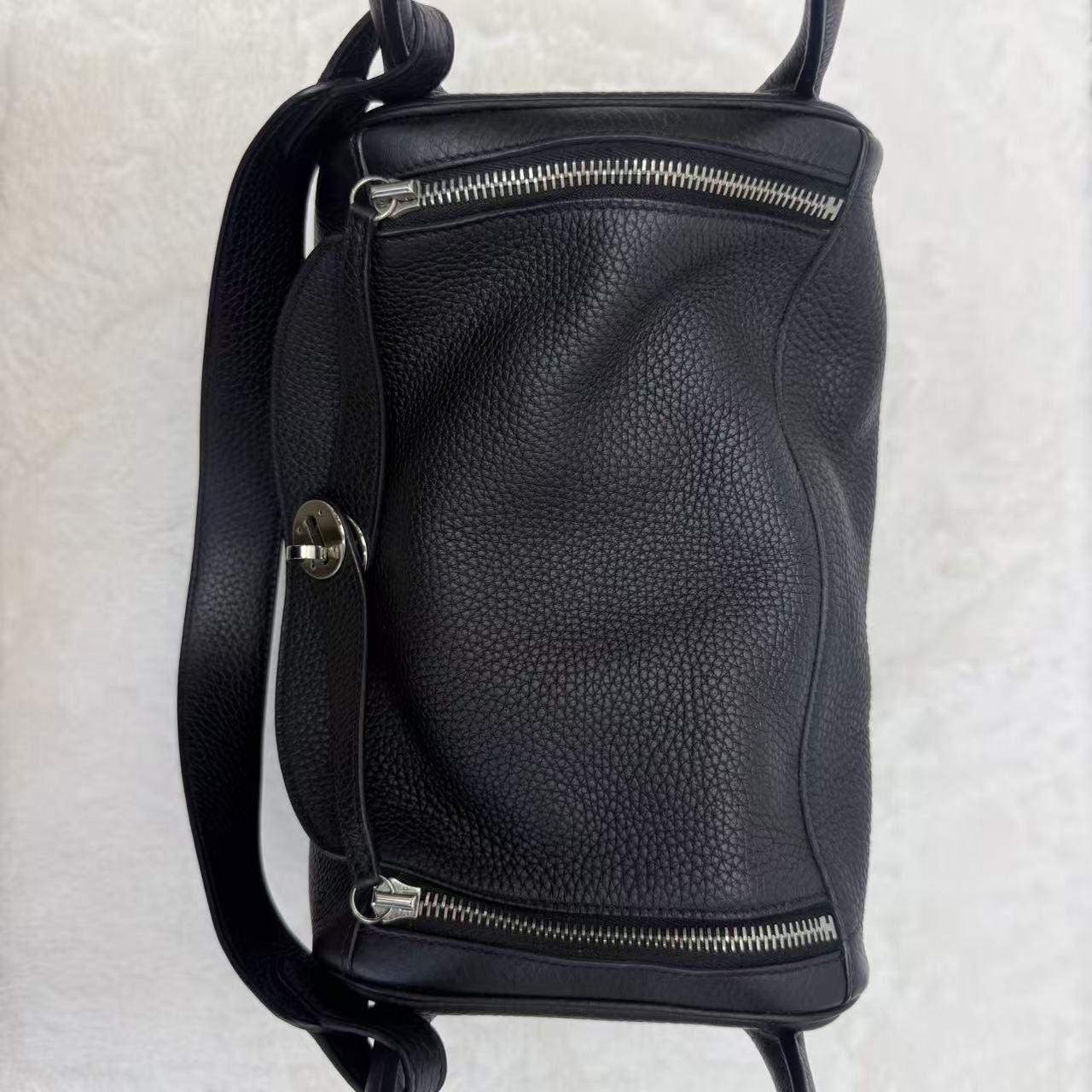 Hermes Lindy 30 黑色 銀扣 經典保值款