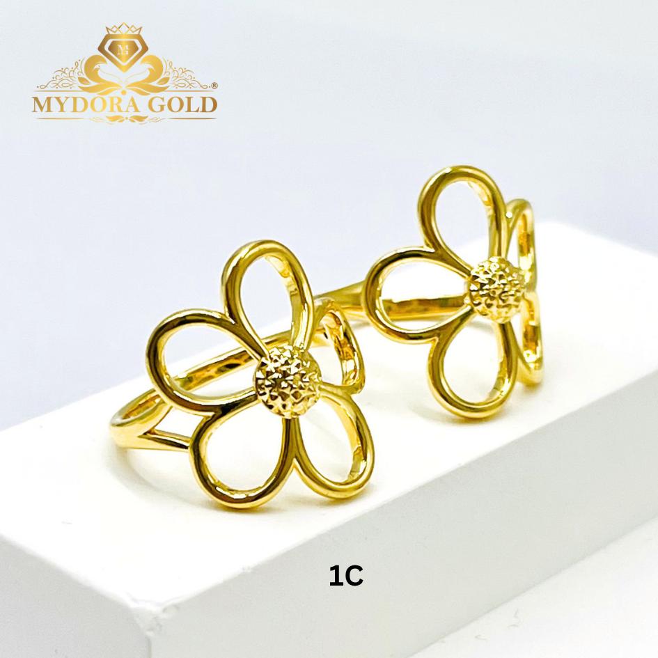 MYDORA Cincin Bunga Daisy Manis (5G) l EMAS 916/22K