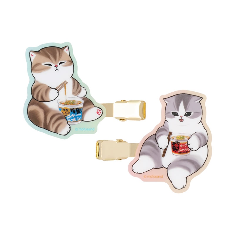 🌸 【預訂】髮夾 STAY HOME! - mofusand 17/7新品