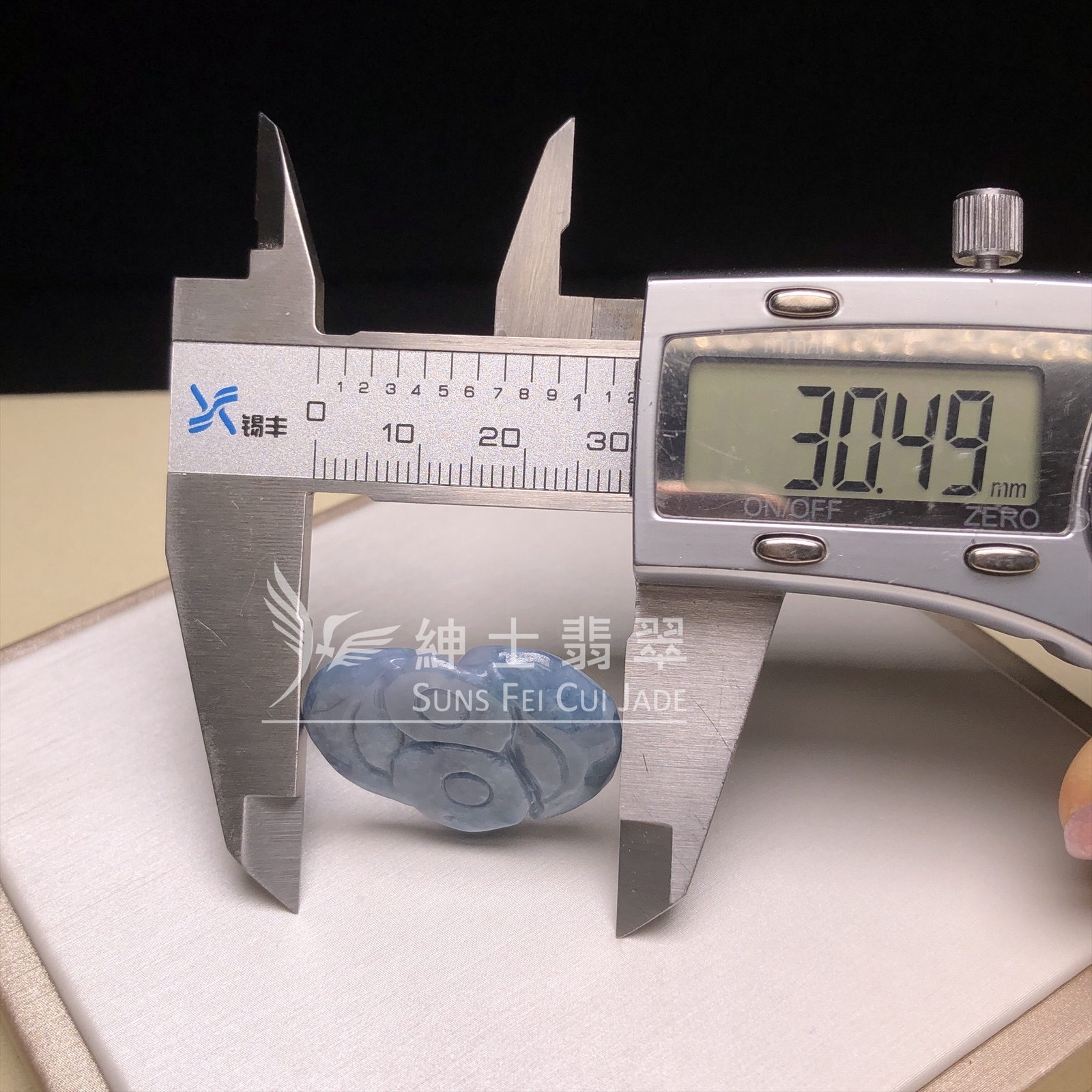 茄紫飄藍花福鼠  B08457