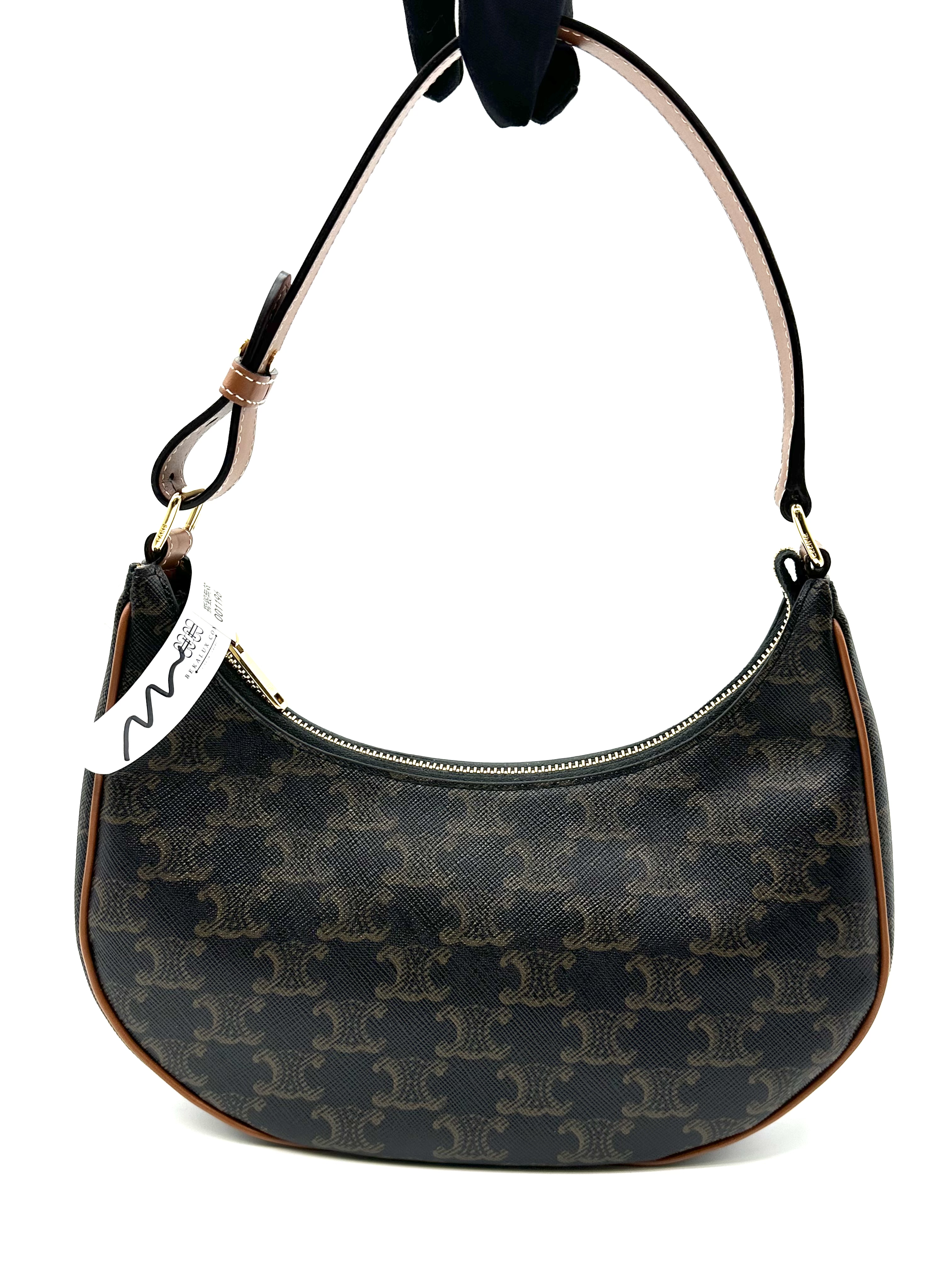Pre-Owned CELINE Ava Bag in Triomphe Canvas and Calfskin / Product Code: 26050614