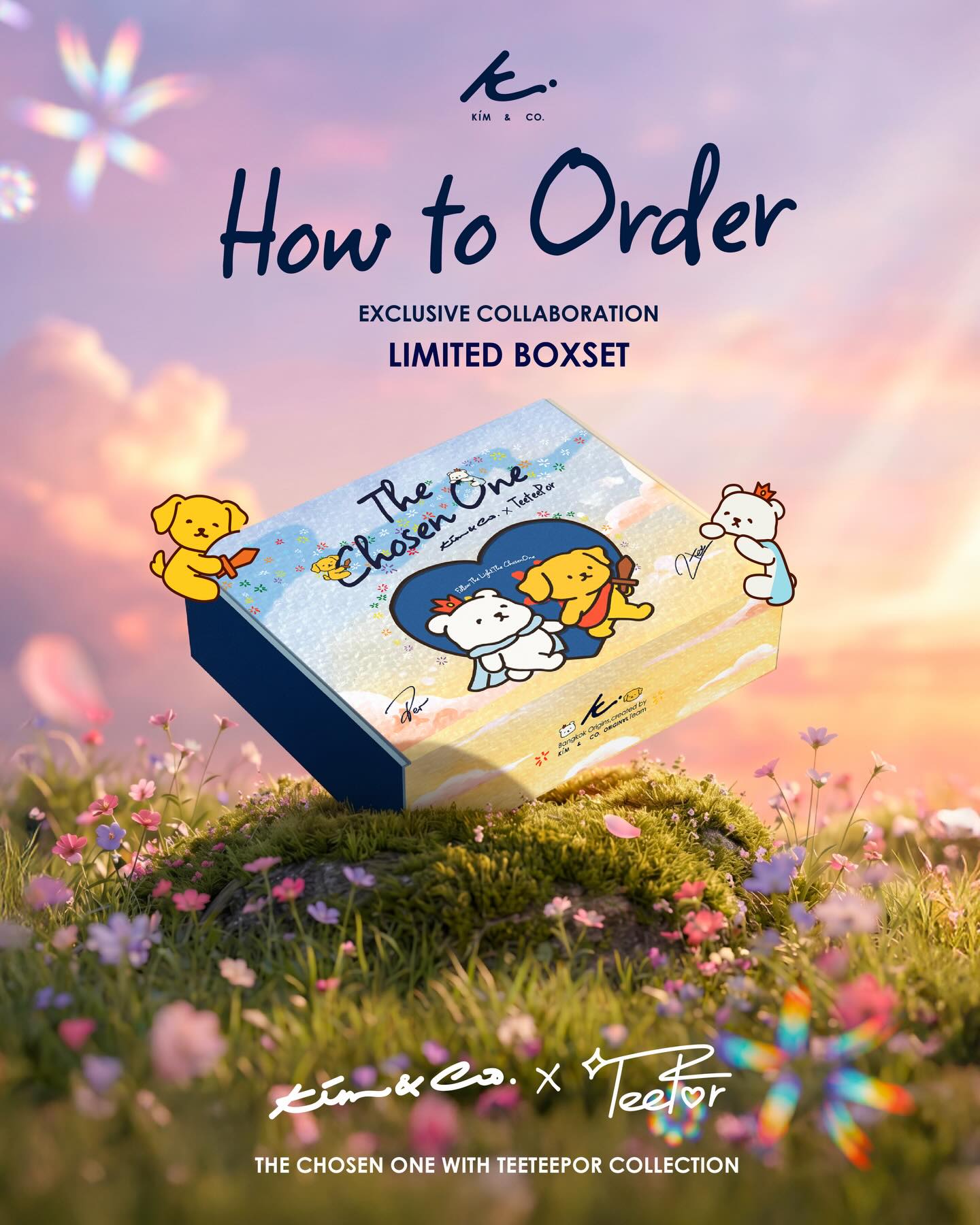 限量搶購 (首團今晚截單) | TeeteePor - KIM&CO. x Teeteepor The Chosen ONE Exclusive Campaign 聯乘限定禮盒 kimandco 