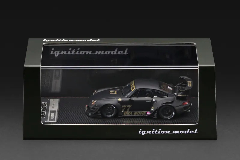 （預訂 Pre Order) Ignition Model ( IG4212 ) 1/64 RWB 993 Matte Black