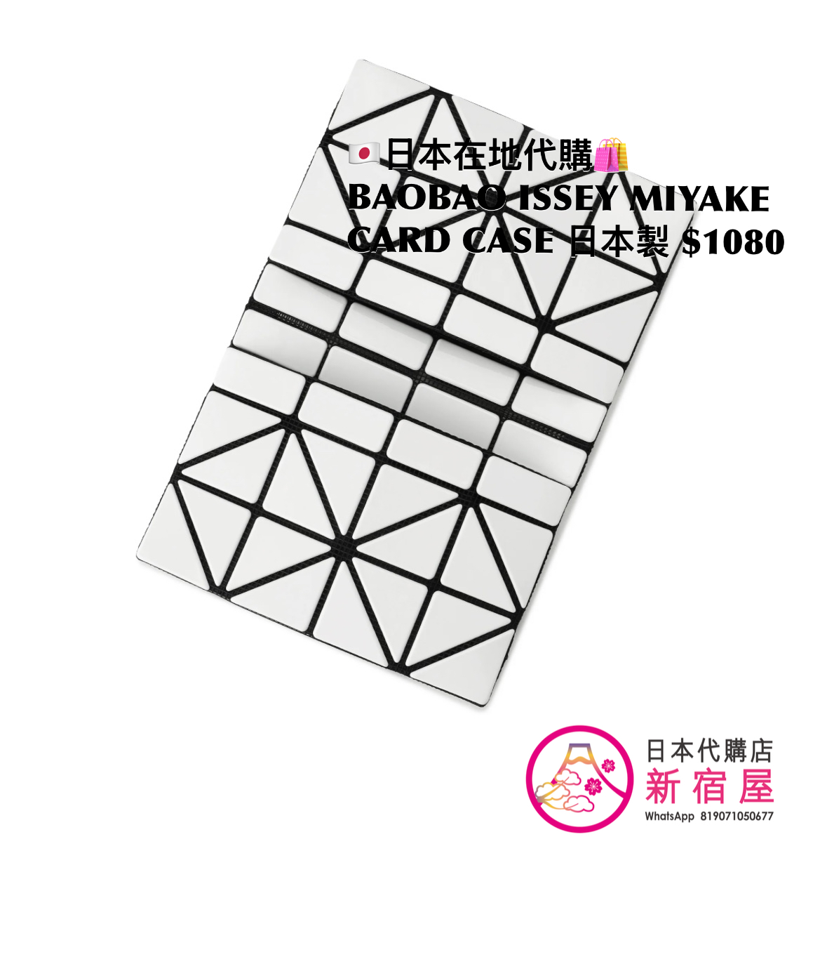 BAOBAO ISSEY MIYAKE CARD CASE