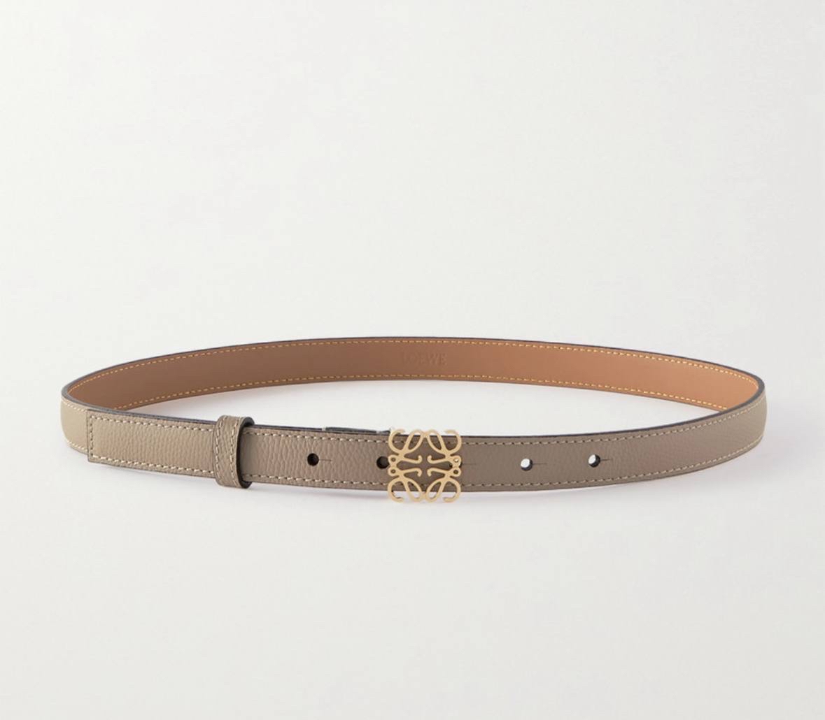 折扣✨訂貨📮Loewe經典款Anagram 2cm belt Sand size 70/75/80/85/90/95/100