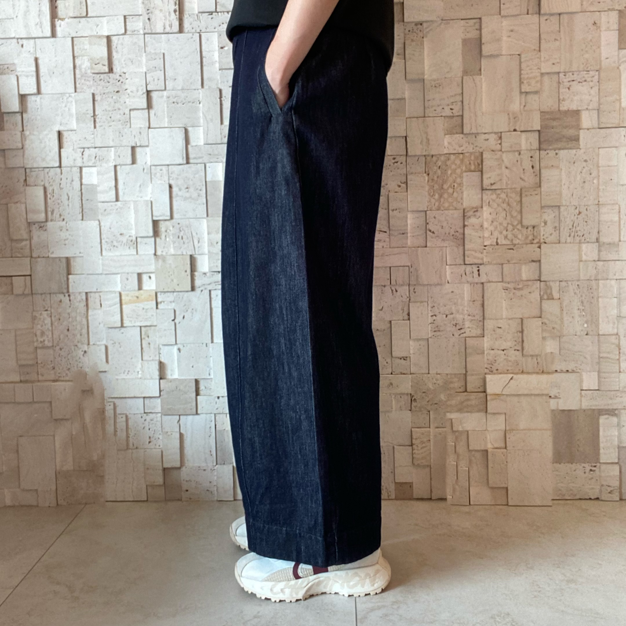 B00559 牛仔闊腳褲