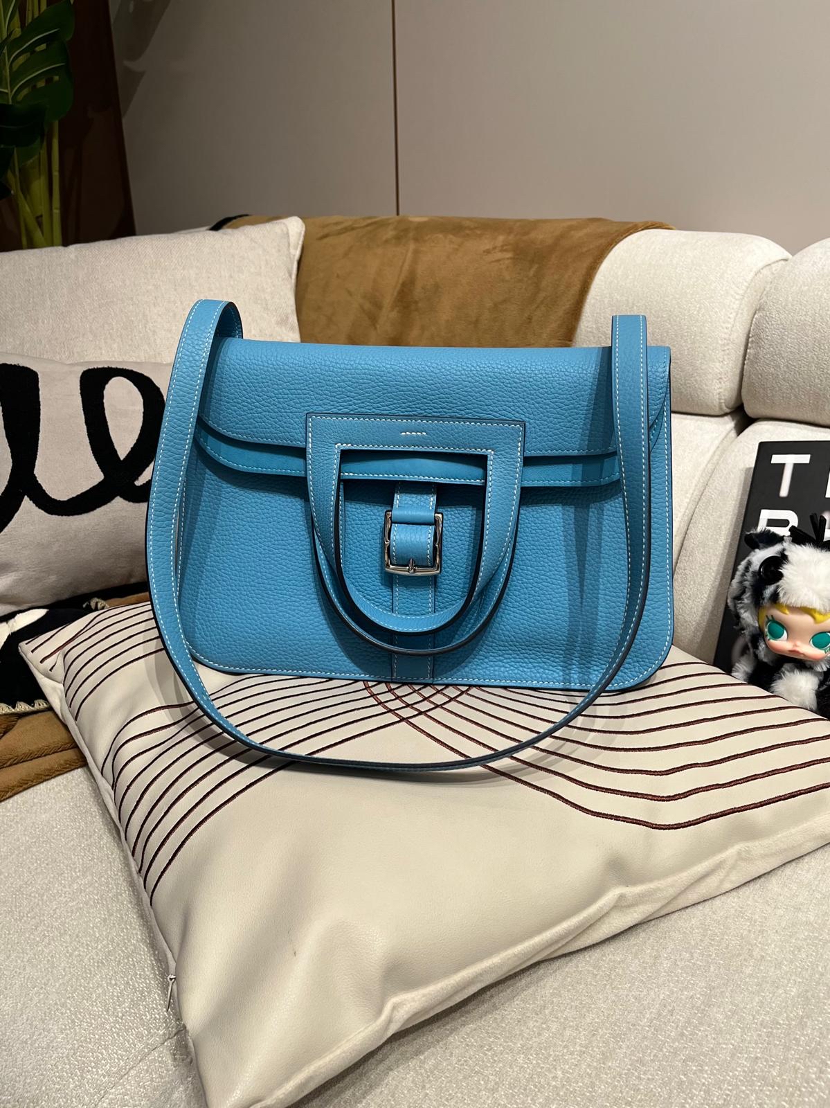 Hermes Halzan 31,stamp D 100%Authentic,95%new ✅dust bag