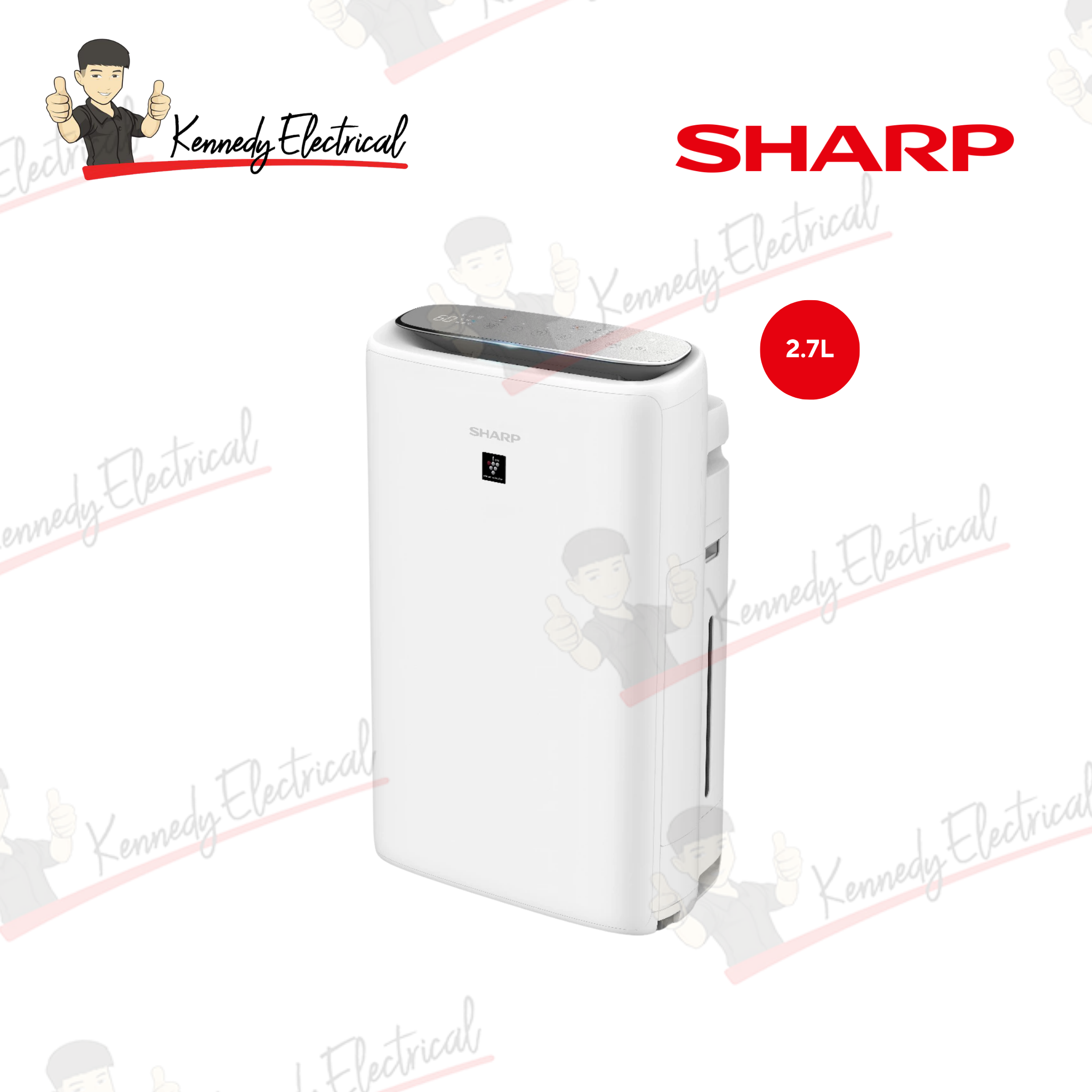 Sharp 38m³ Humidifying Air Purifier (KIN50LW)