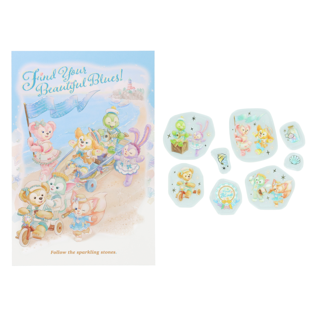 【預訂品📣『東京ディズニー「Duffy & Friends 25周年限定 」Postcard貼紙set』】