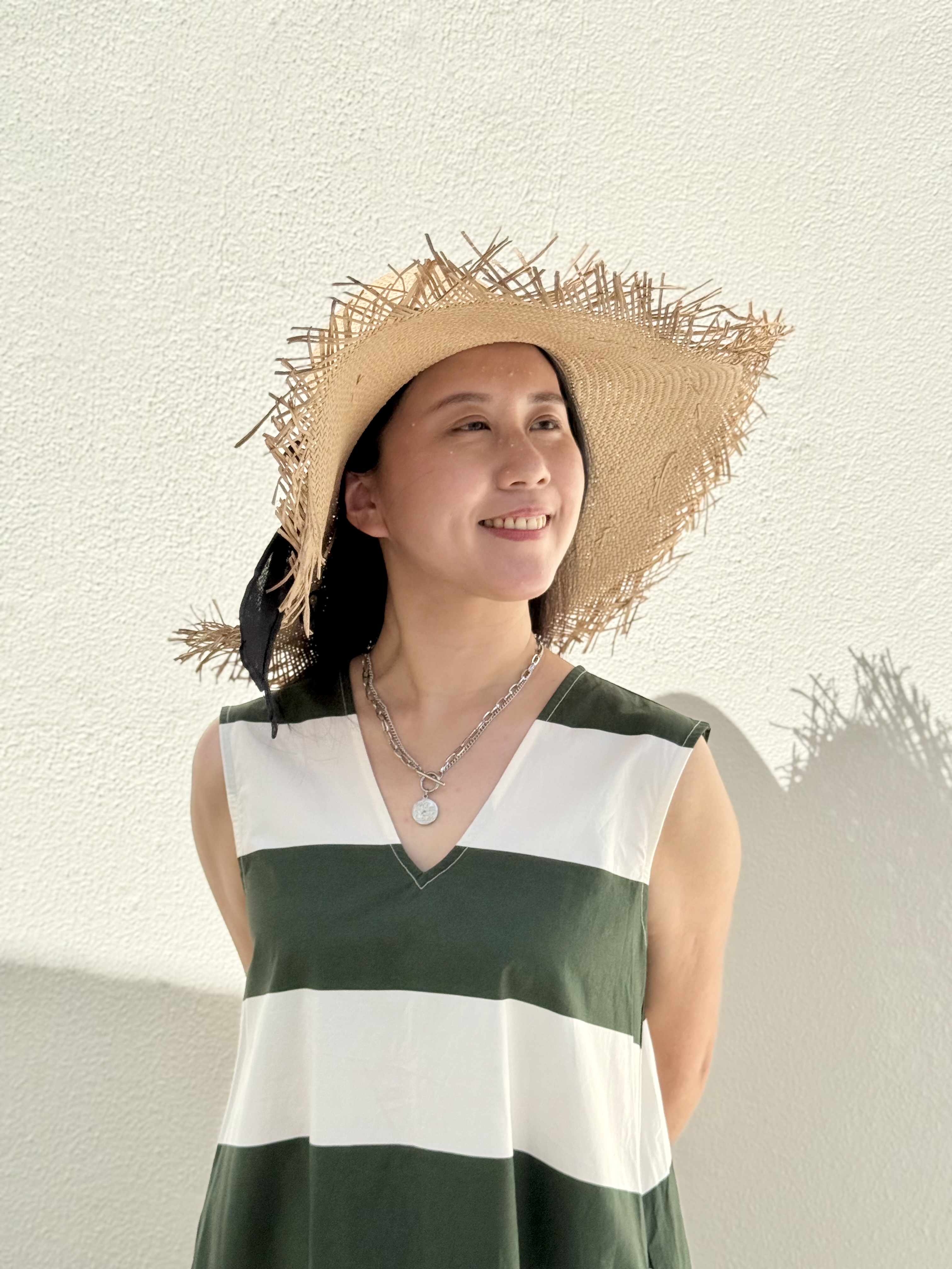 Silver coin stainless necklace