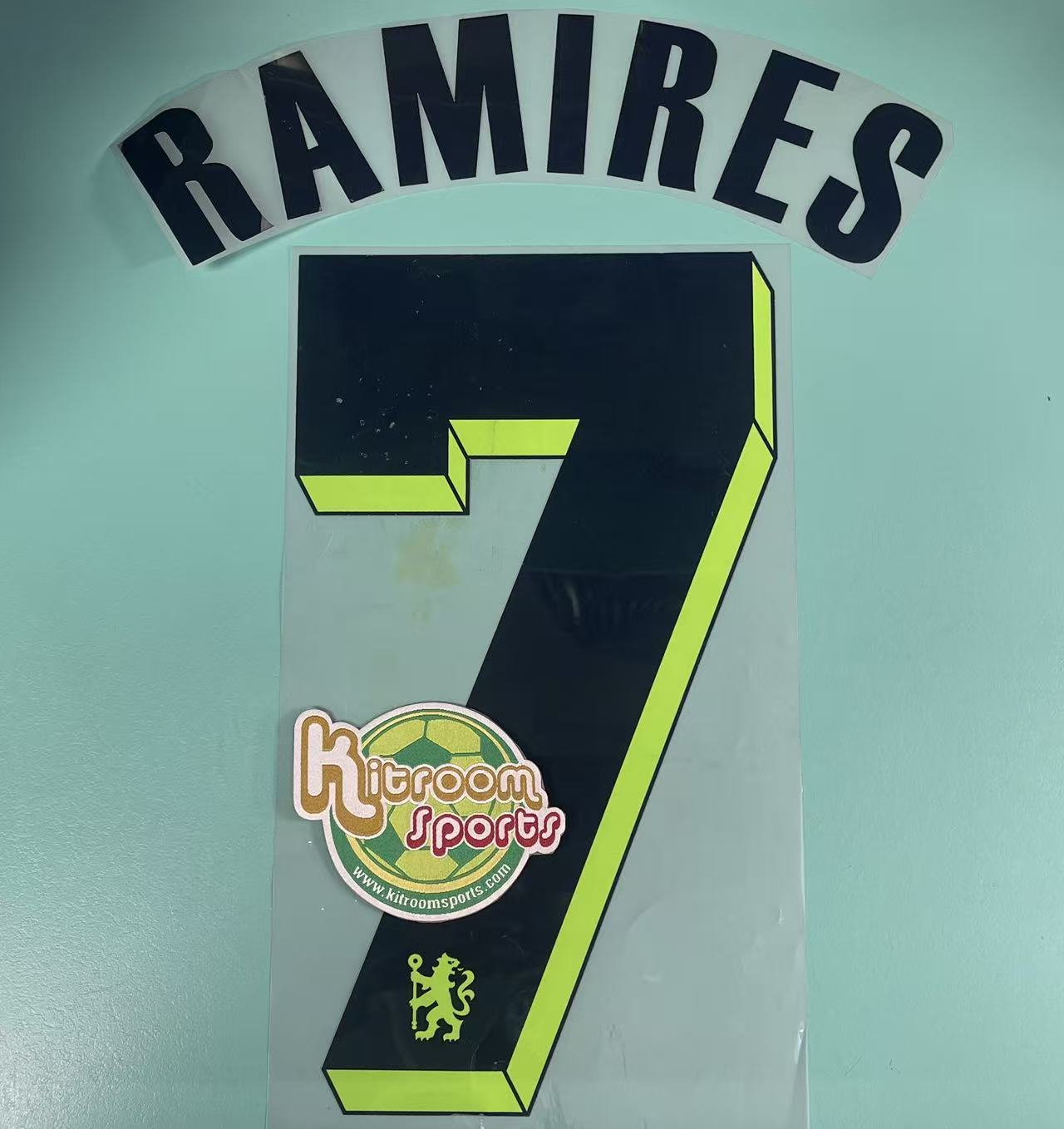 2010-11 Chelsea 3RD UCL Nameset #7 RAMIRES