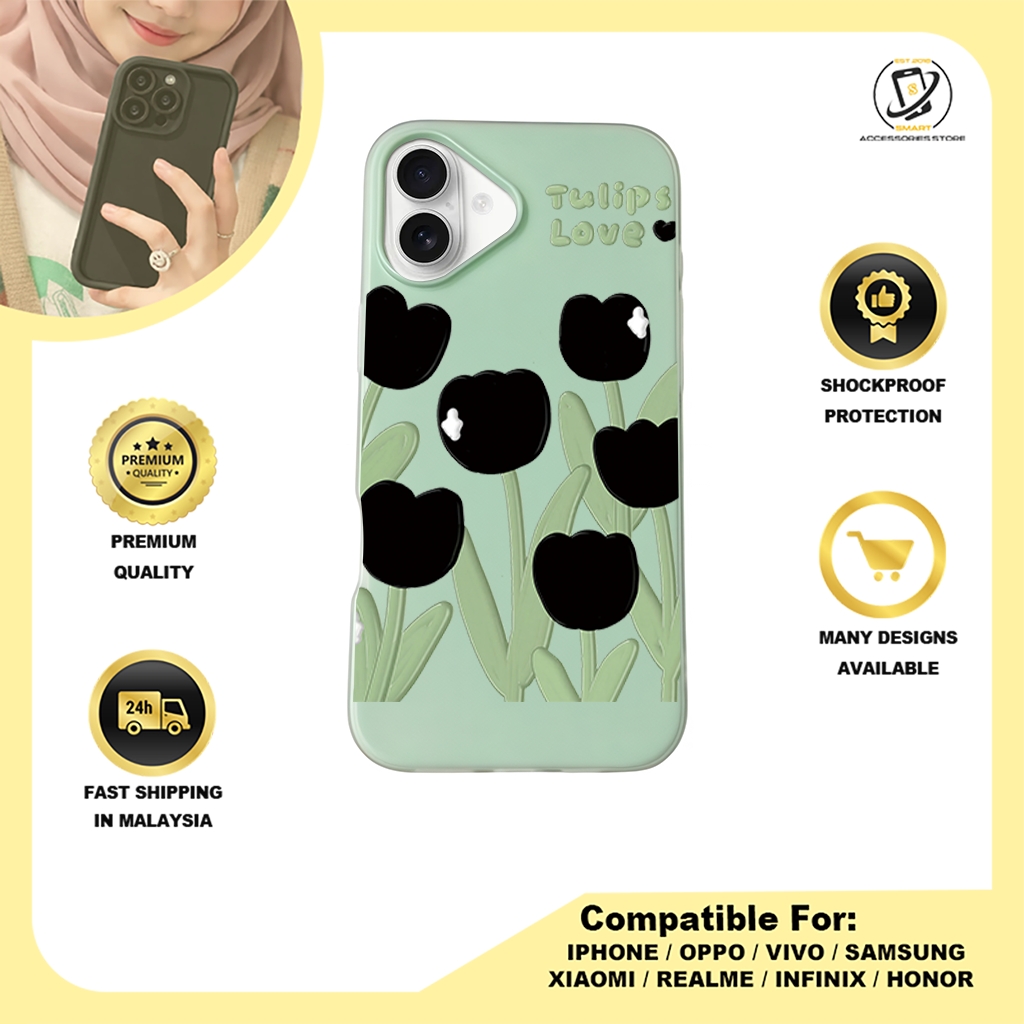 JELLY CASE PHONE FOR IPHONE - DESIGN FLOWER R