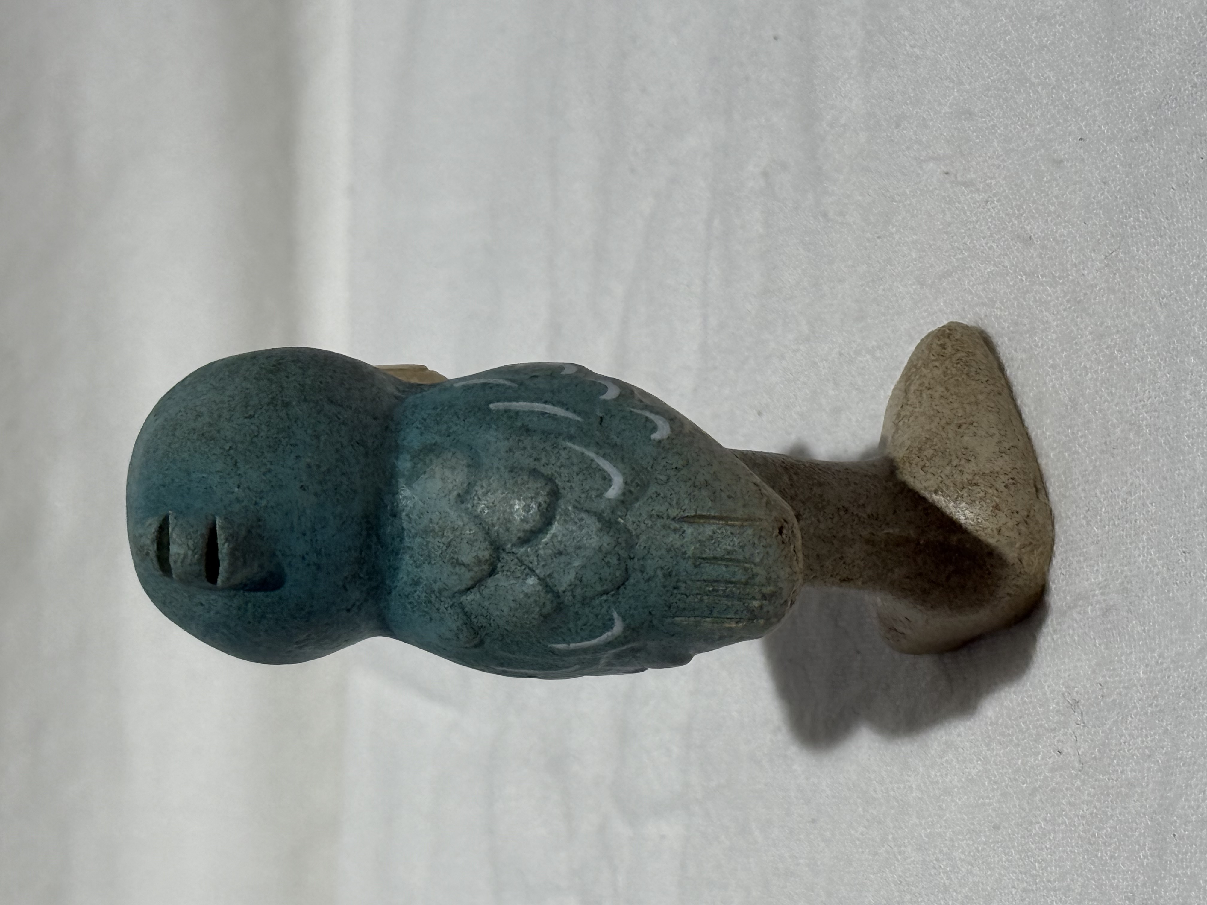 木頭擺件 大嘴鳥 日本作家器 鲸头鹳