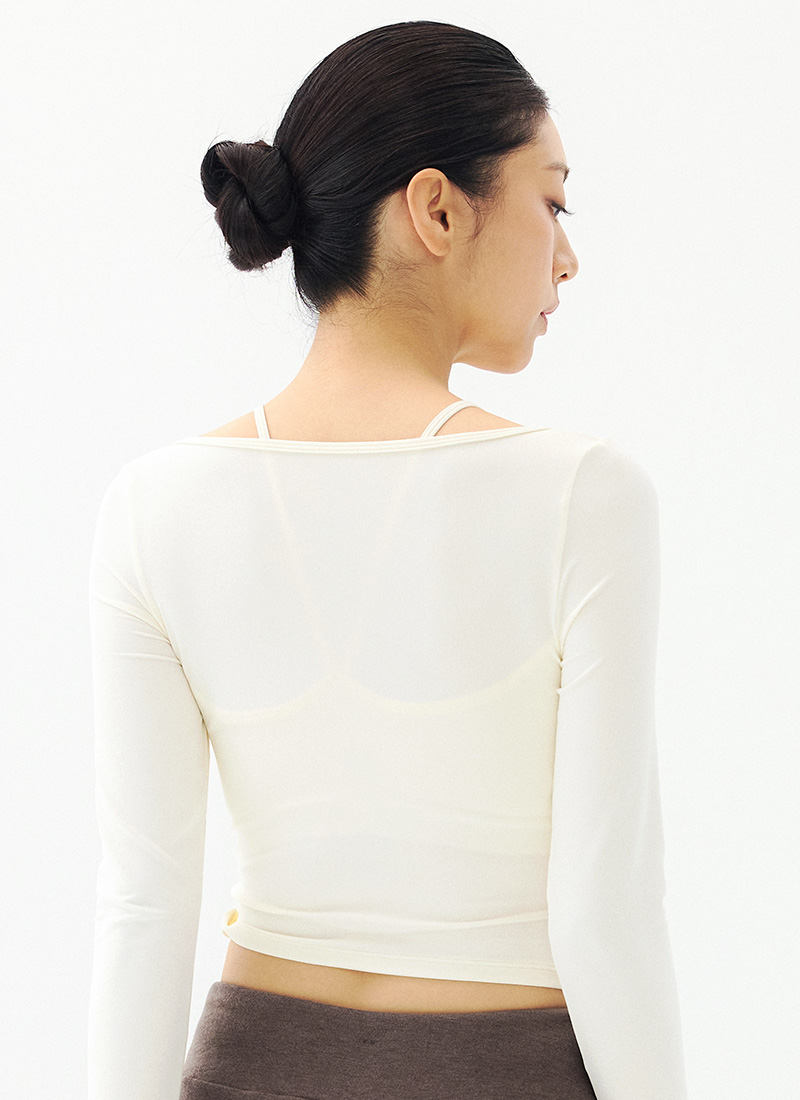 【靚網網摺摺Top】預購_Ellie Shirred Long Sleeve Top by Lux