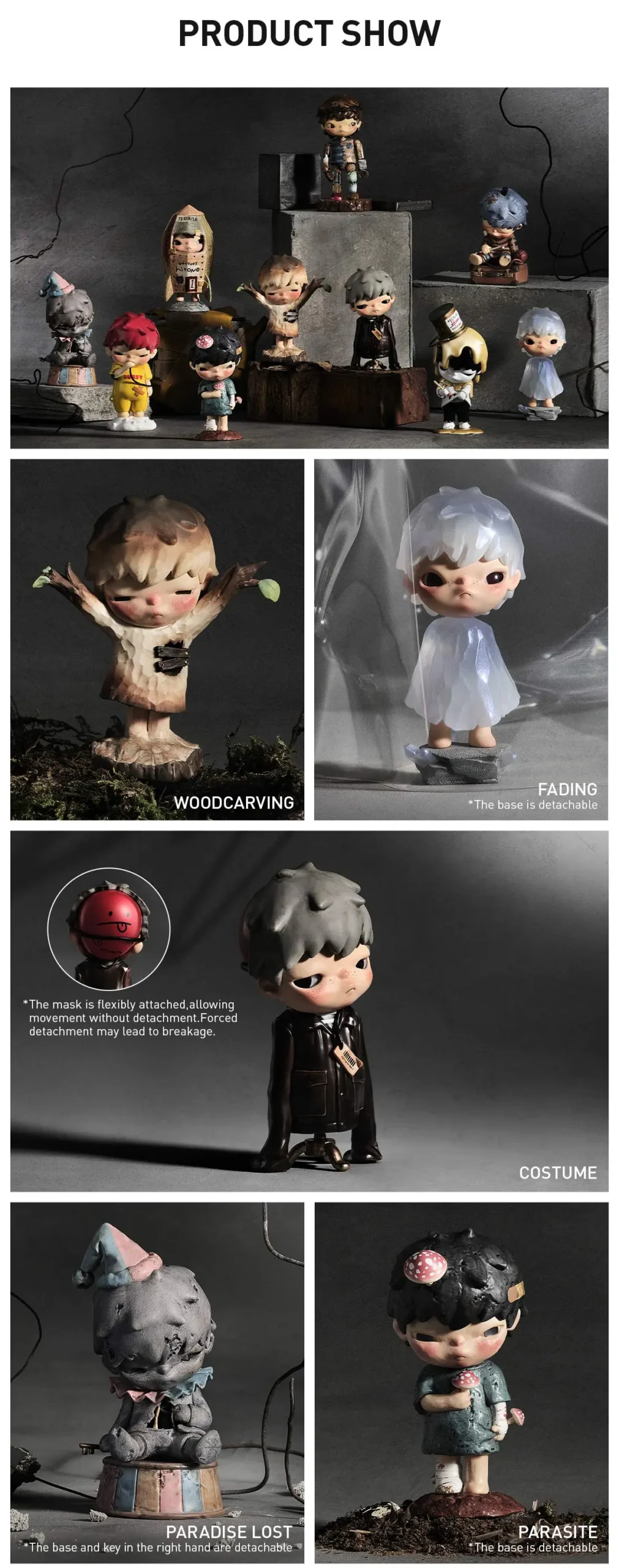 [HIRONO] 重塑系列 盲盒公仔 (英文) | 1包