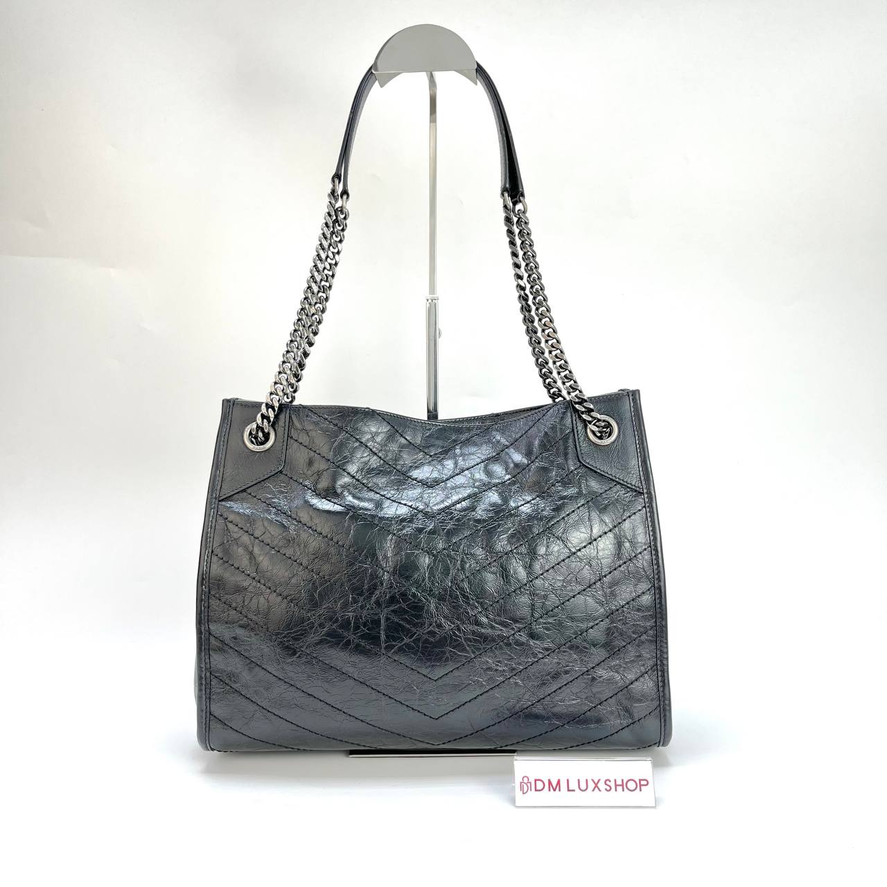 YSL Vintage Niki Shopping Tote Black